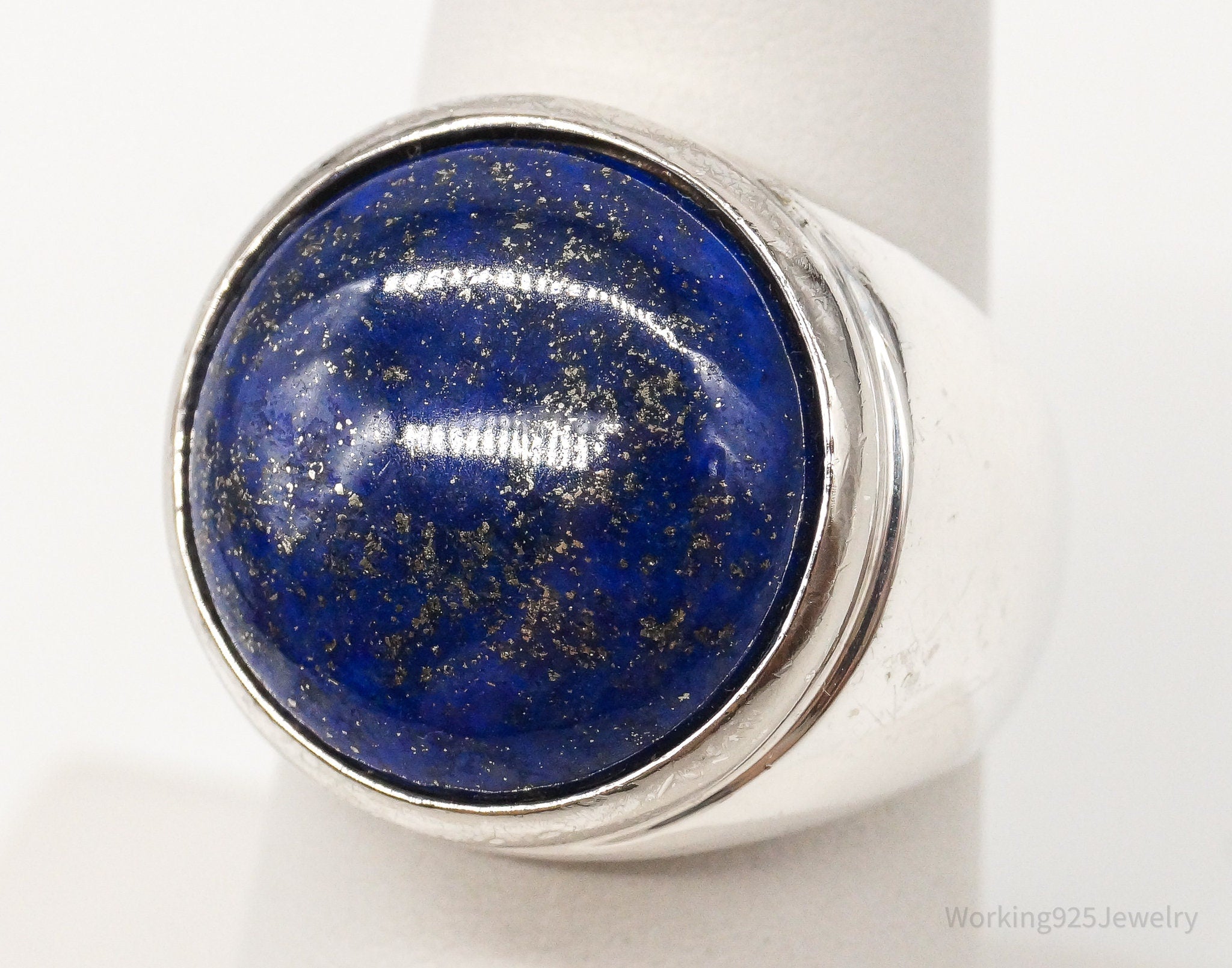 Vintage Ross Simons Lapis Lazuli Sterling Silver Ring Size 7