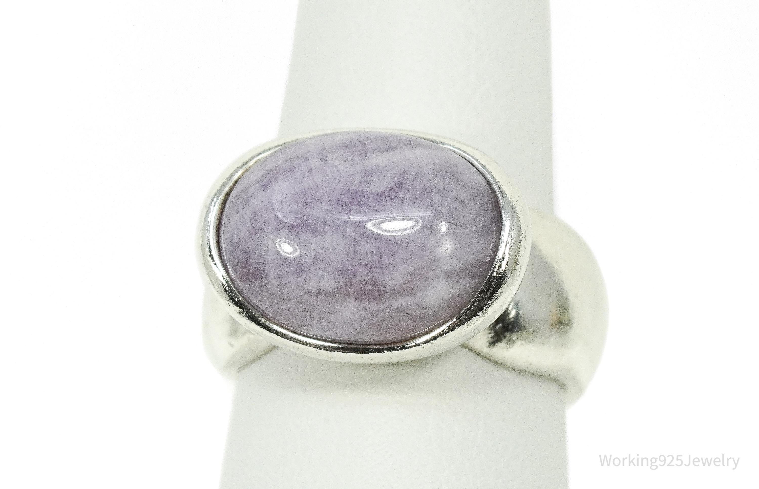 Vintage Joseph Esposito Espo Amethyst Sterling Silver Ring Size 8