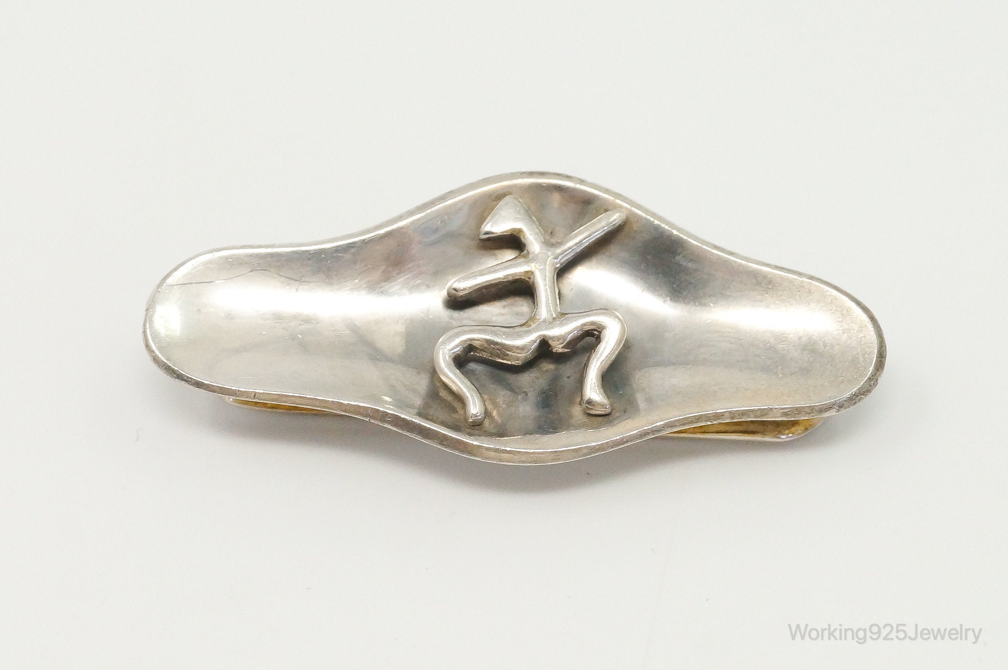 RARE Vintage Sigi Pineda Modernist Sterling Silver Money Clip