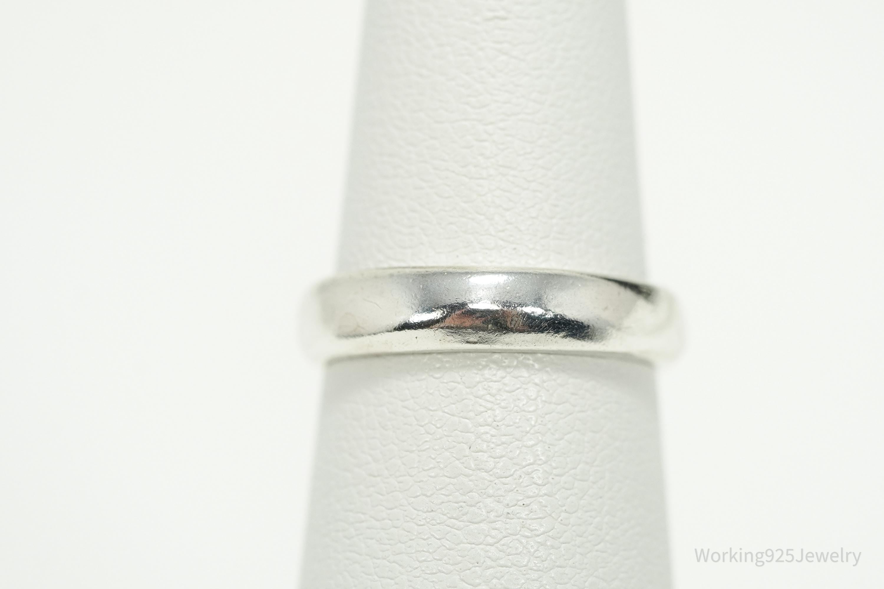 Vintage Sterling Silver Band Ring - Size 5.25