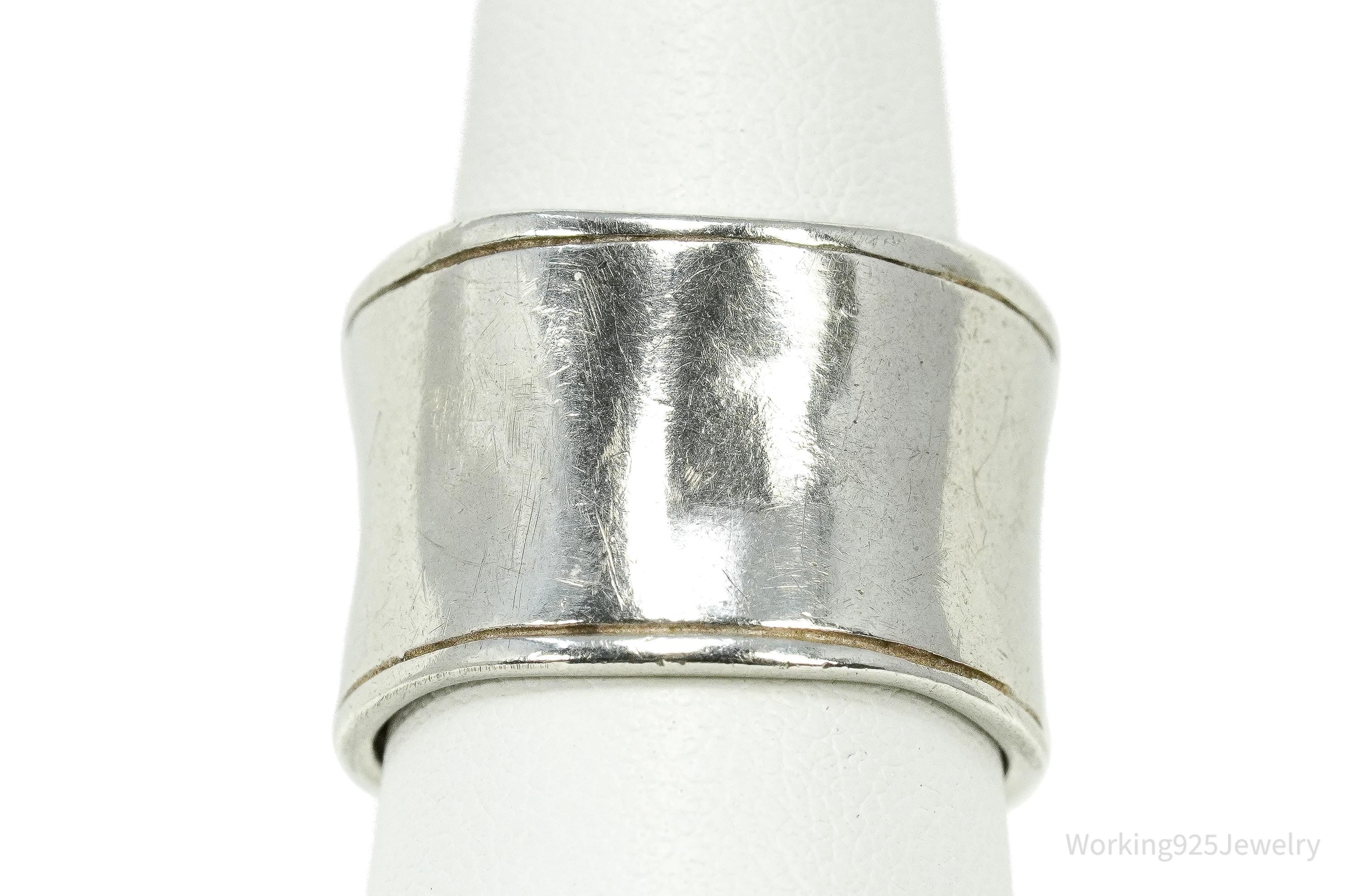 Vintage Designer Silpada Sterling Silver Band Ring - Size 8.25