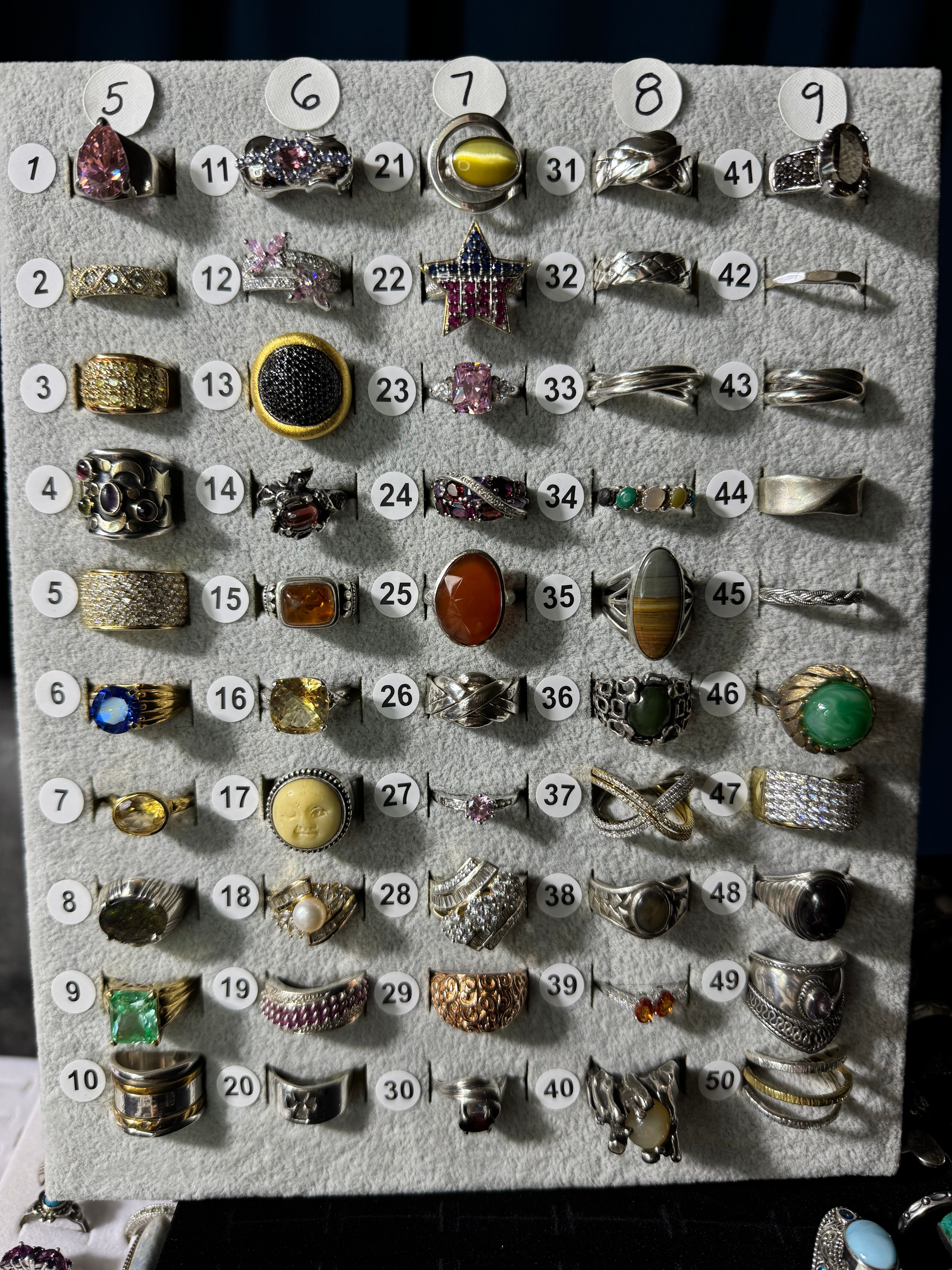 Ring Board K - Sizes 5-9