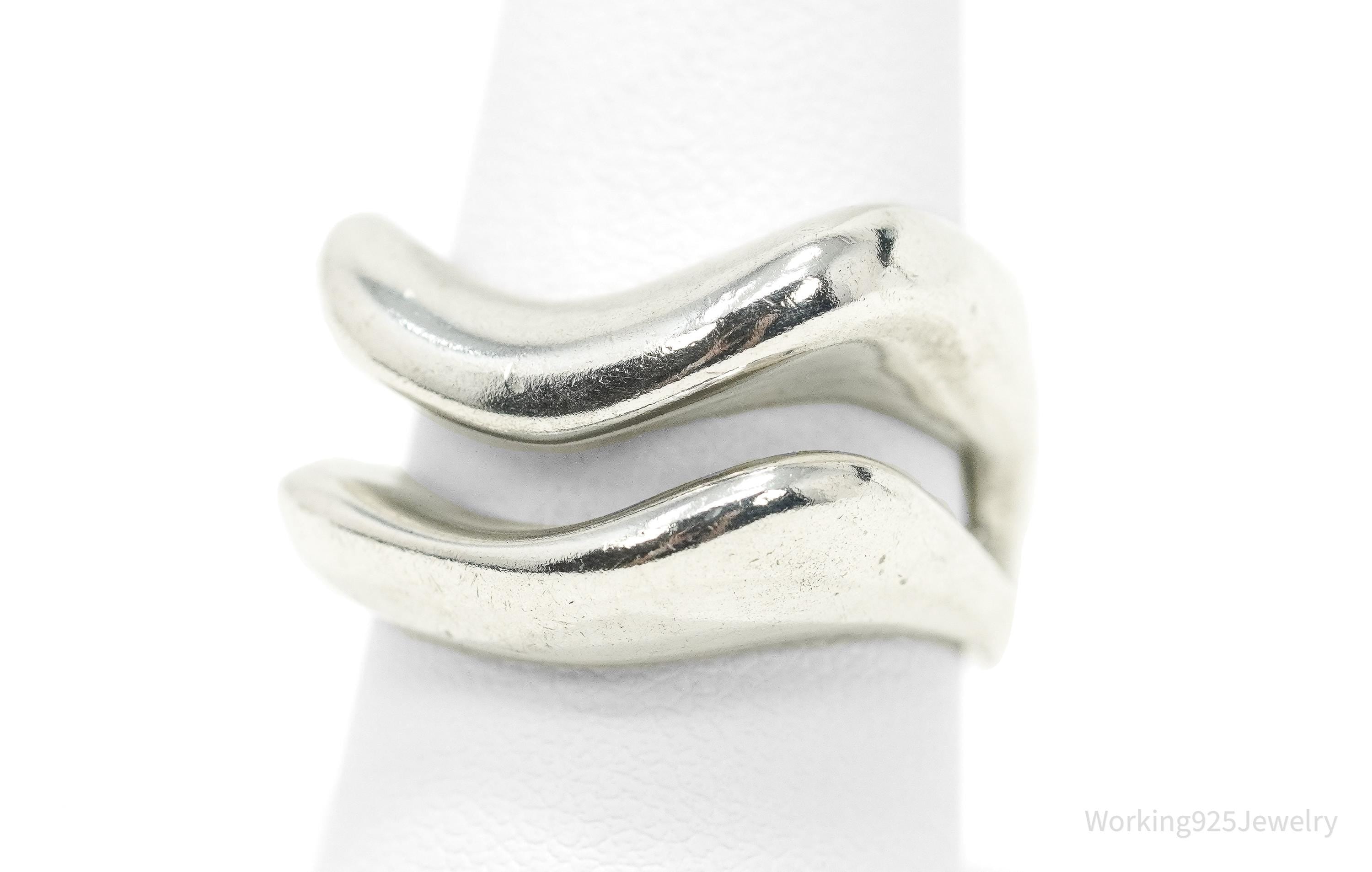 Vintage RLM Studio Modernist Style Sterling Silver Ring - Size 7.75