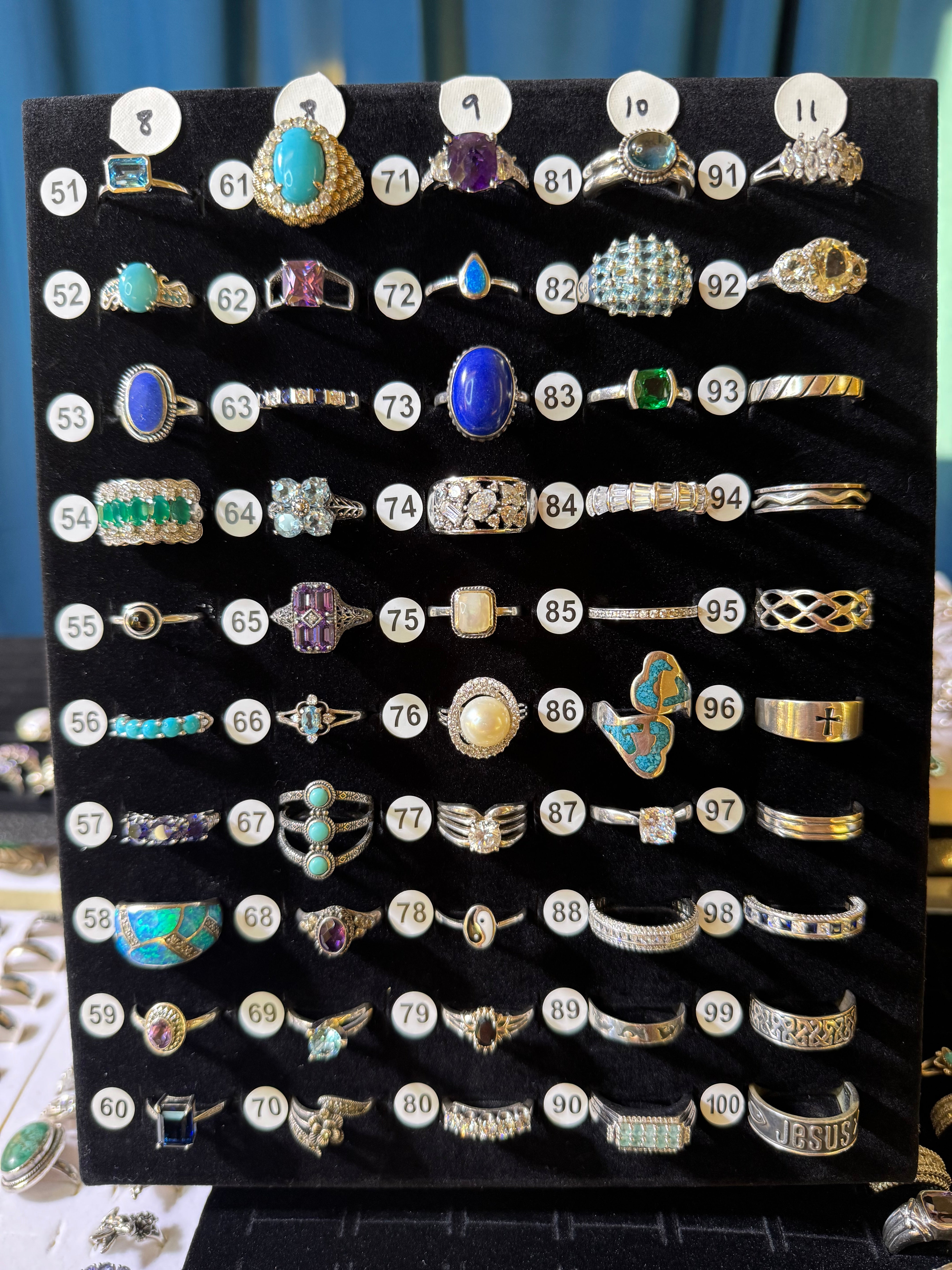 Ring Board J - Sizes 8-11