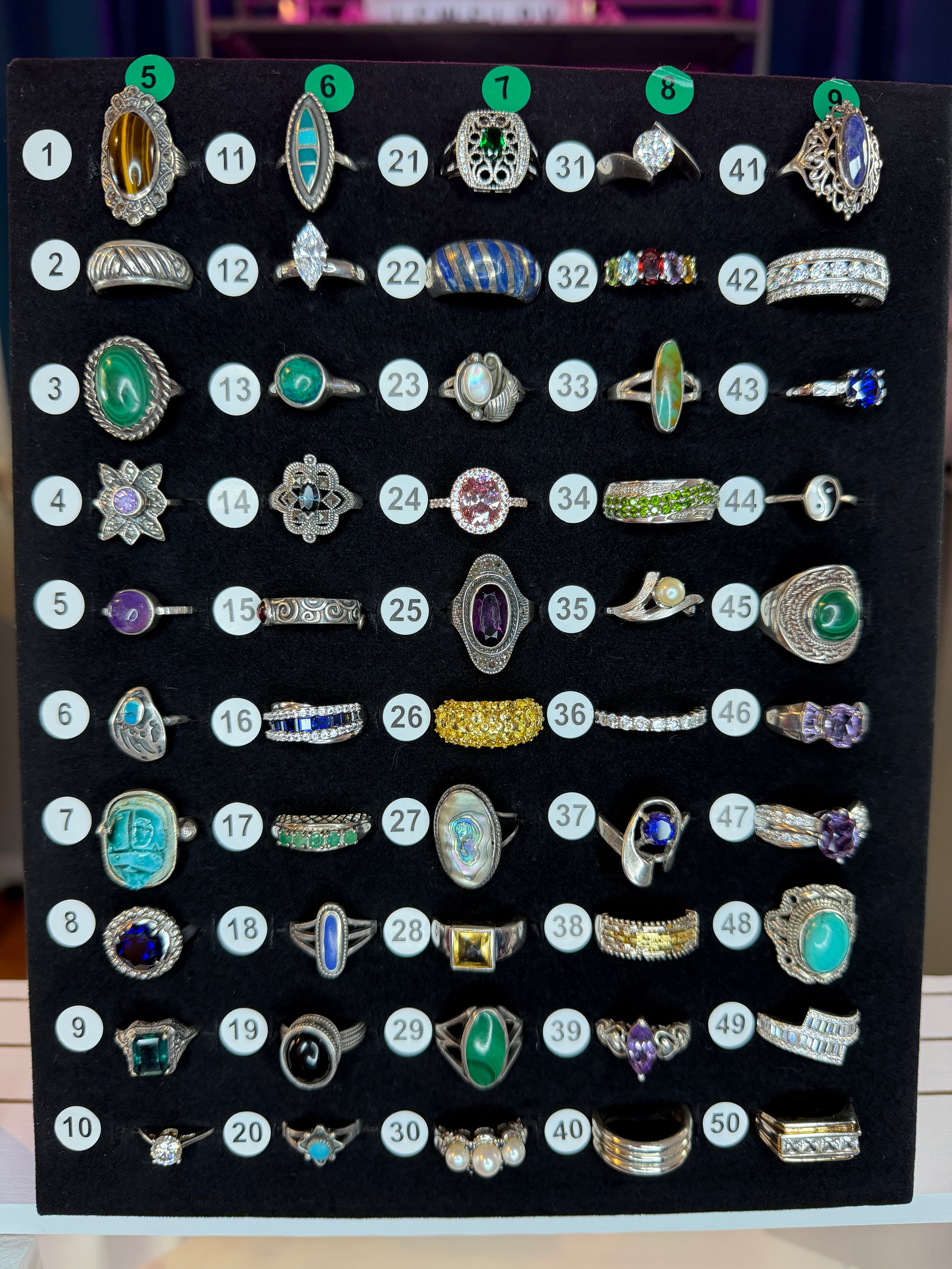 Ring Board F - Sizes 5-9
