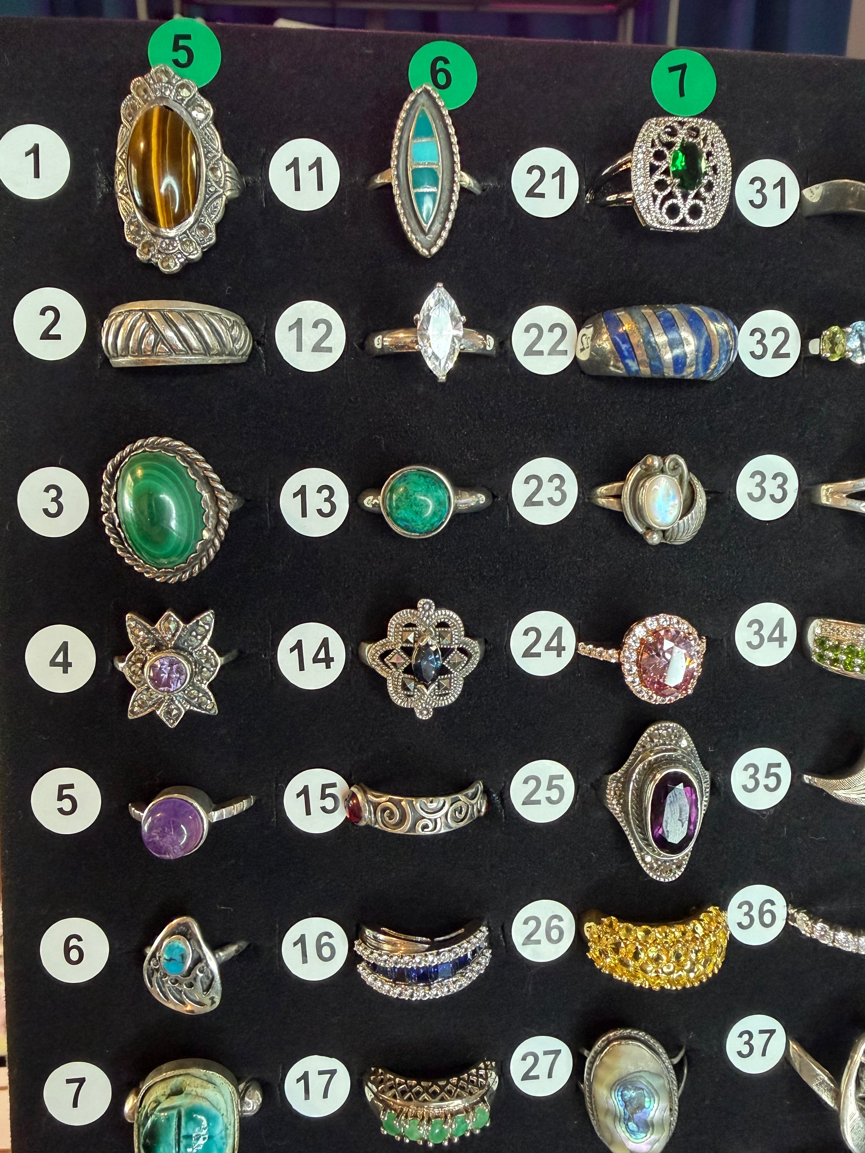 Ring Board F - Sizes 5-9