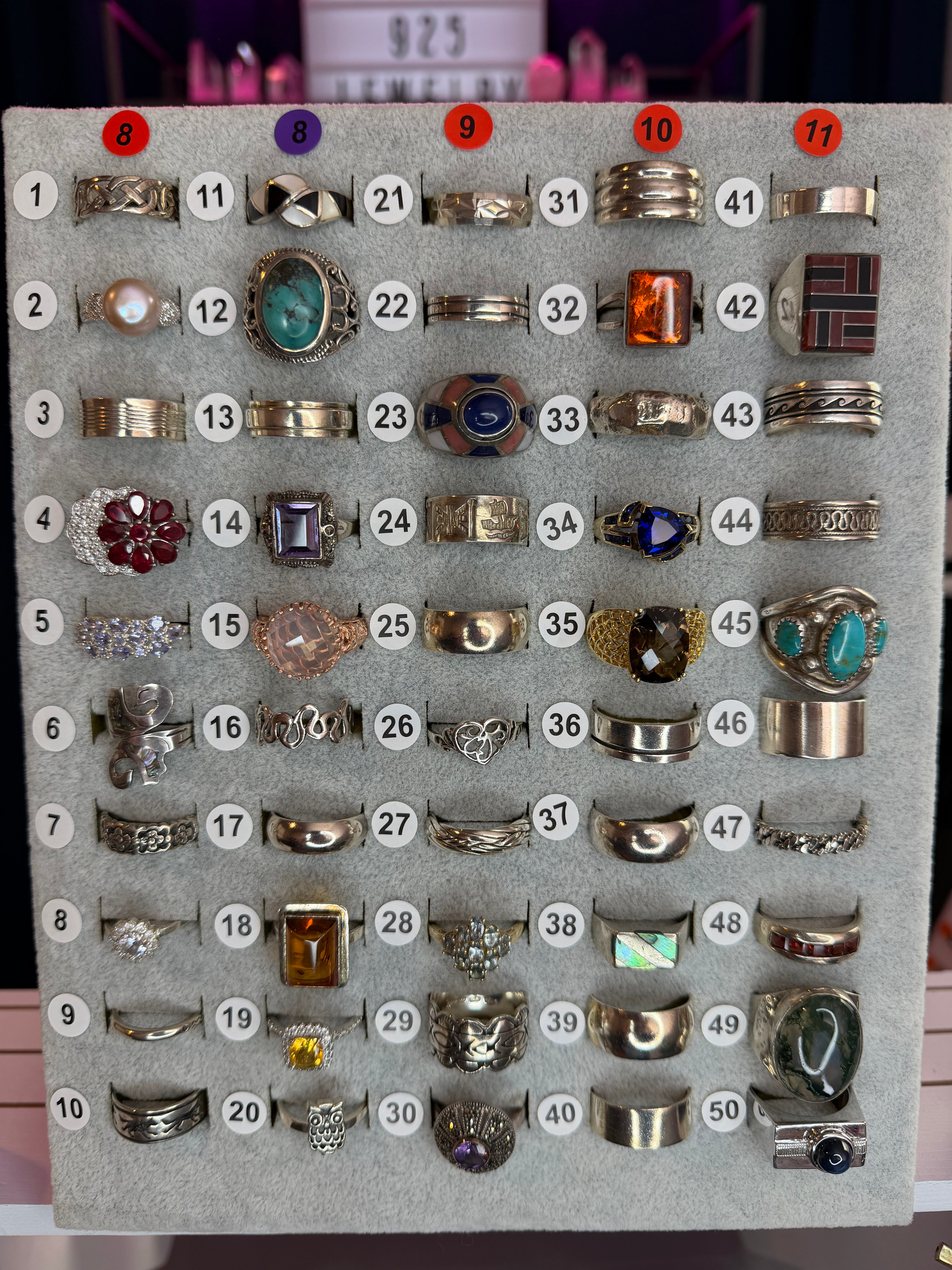 Ring Board E - Sizes 8-11