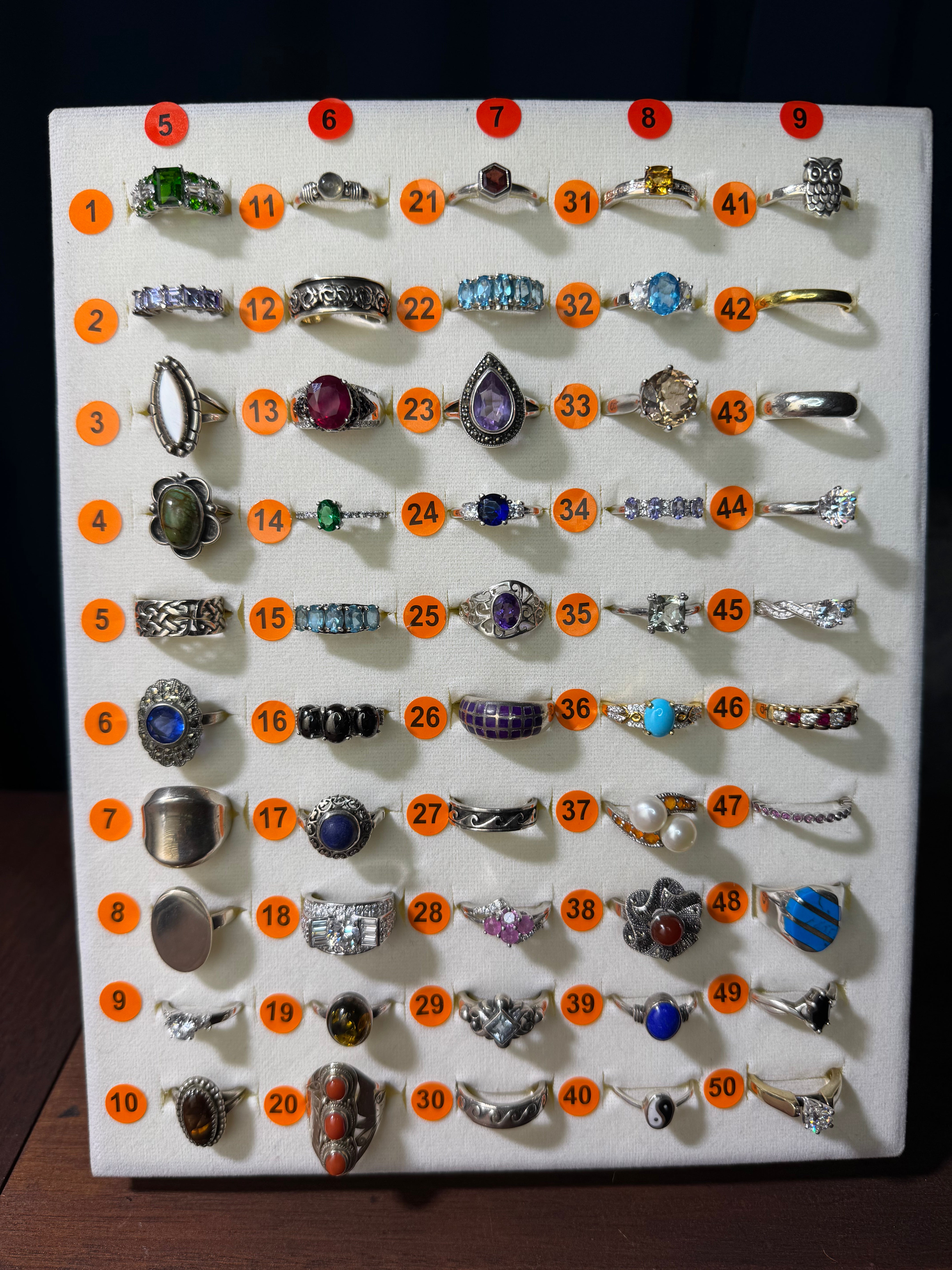 Ring Board D Sizes 5-9