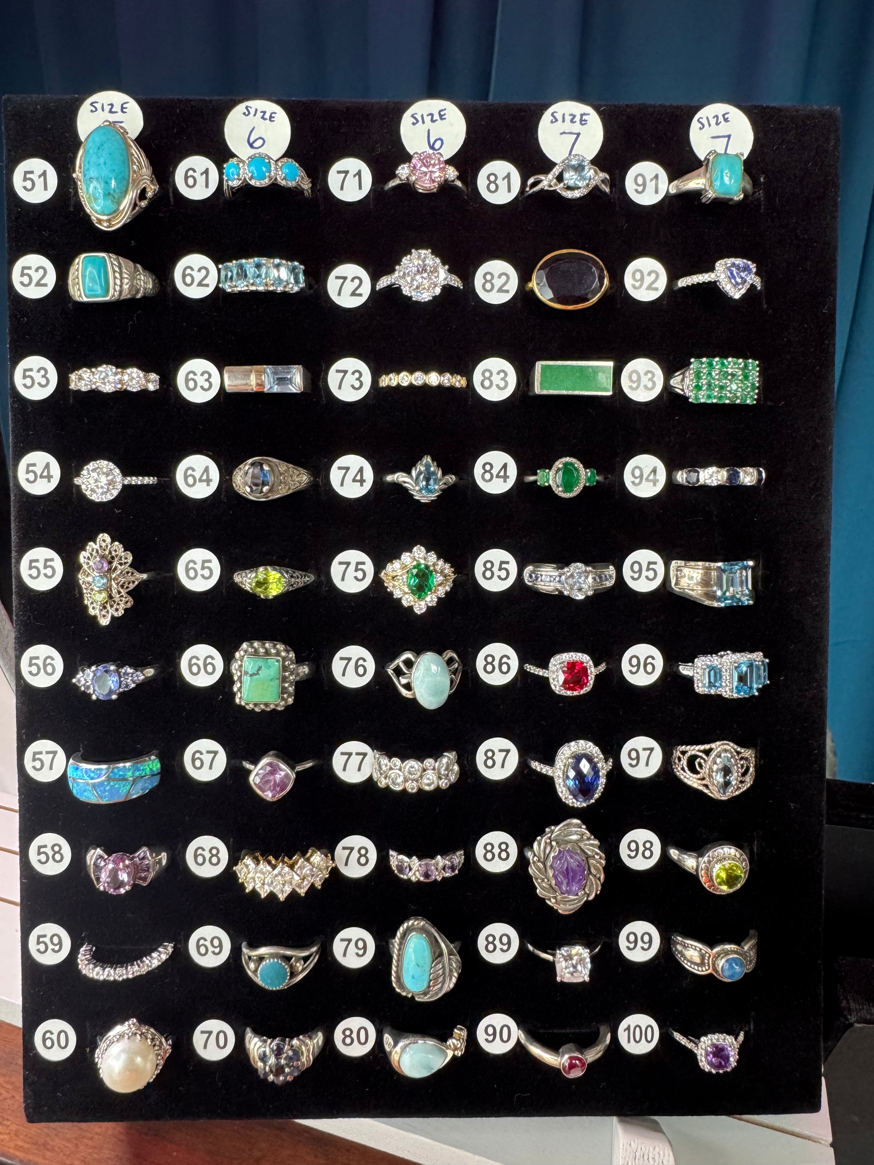 Ring Board B - Sizes 5-7