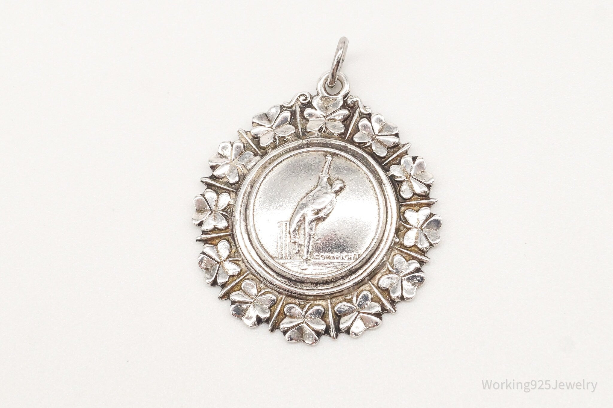 RARE Vintage 1932 BCC Knock-Out Competition Silver Medal