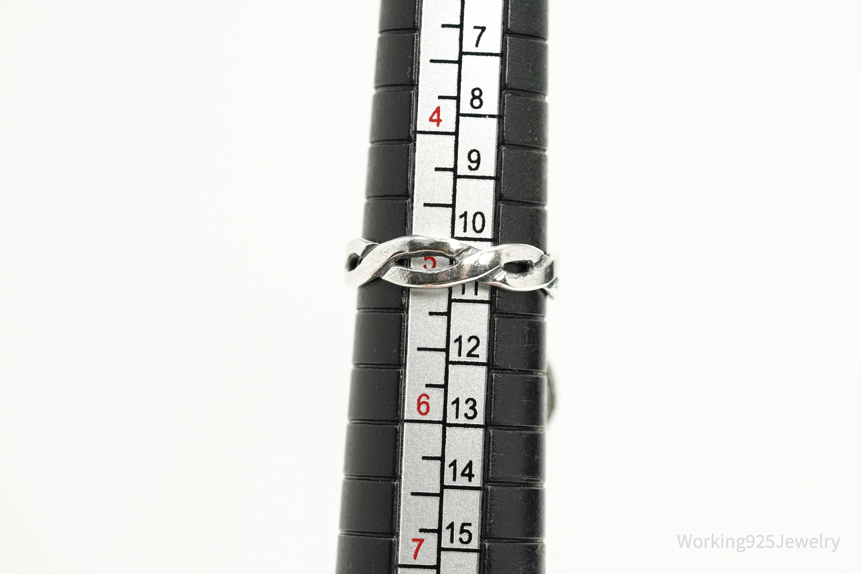 RARE Retired Vintage James Avery Sand Dollar Sterling Silver Ring - Size 5