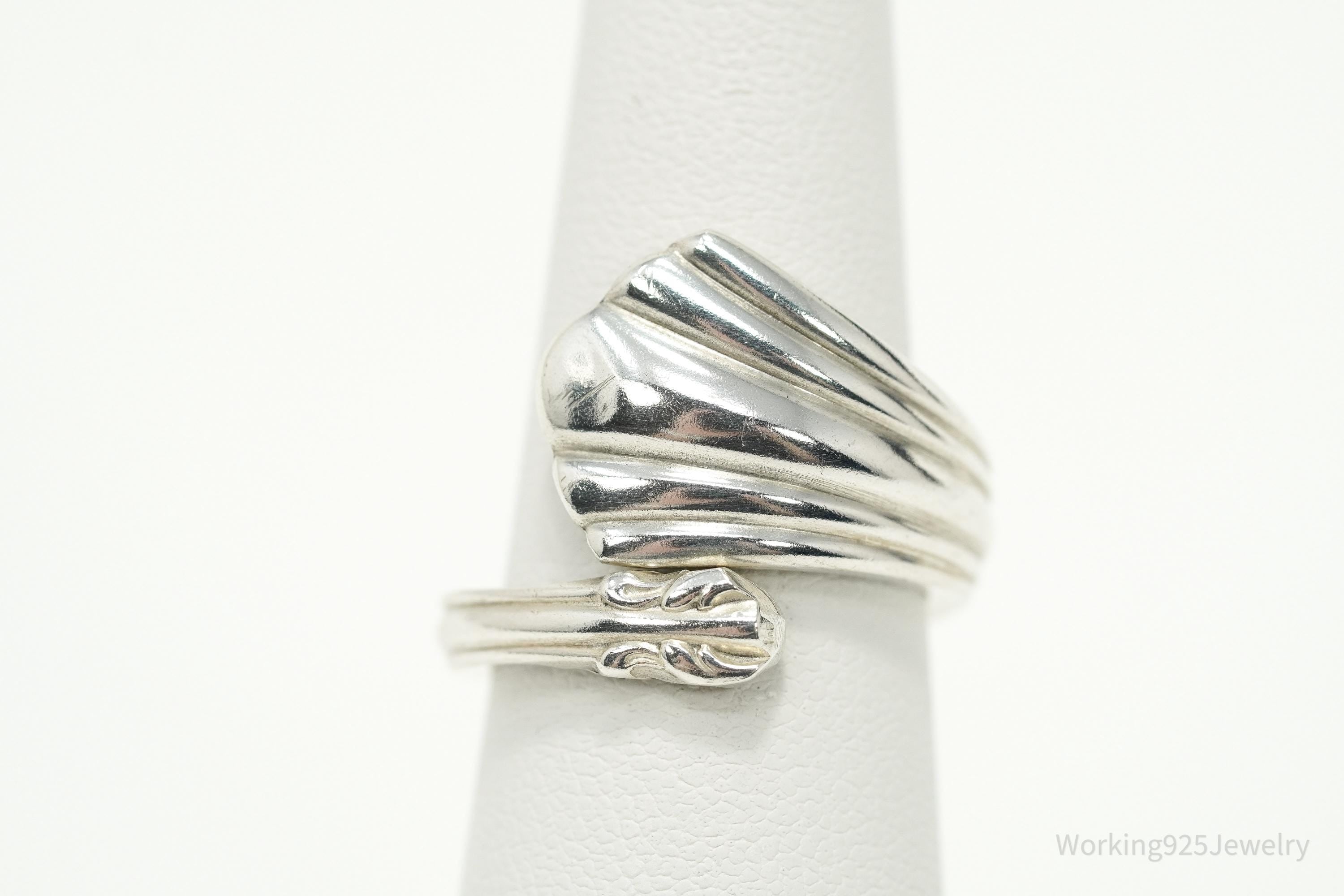 Antique Reed & Barton Sterling Silver Spoon Ring Size 7