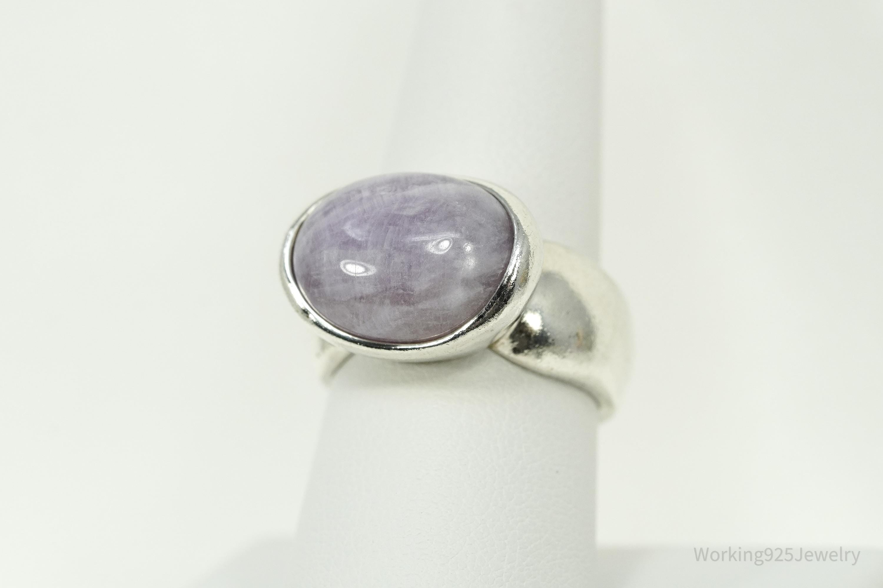 Vintage Joseph Esposito Espo Amethyst Sterling Silver Ring Size 8