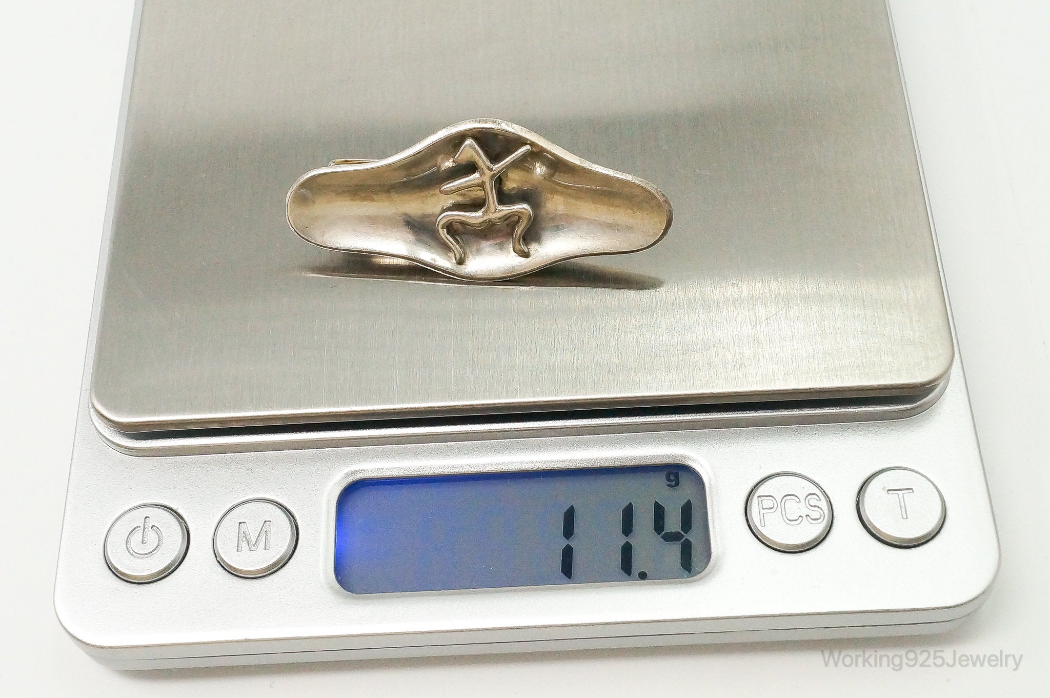 RARE Vintage Sigi Pineda Modernist Sterling Silver Money Clip