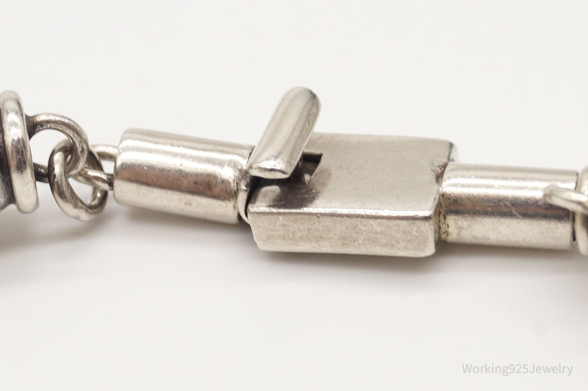 RARE Vintage Mexico Modernist ARS Sterling Silver Necklace