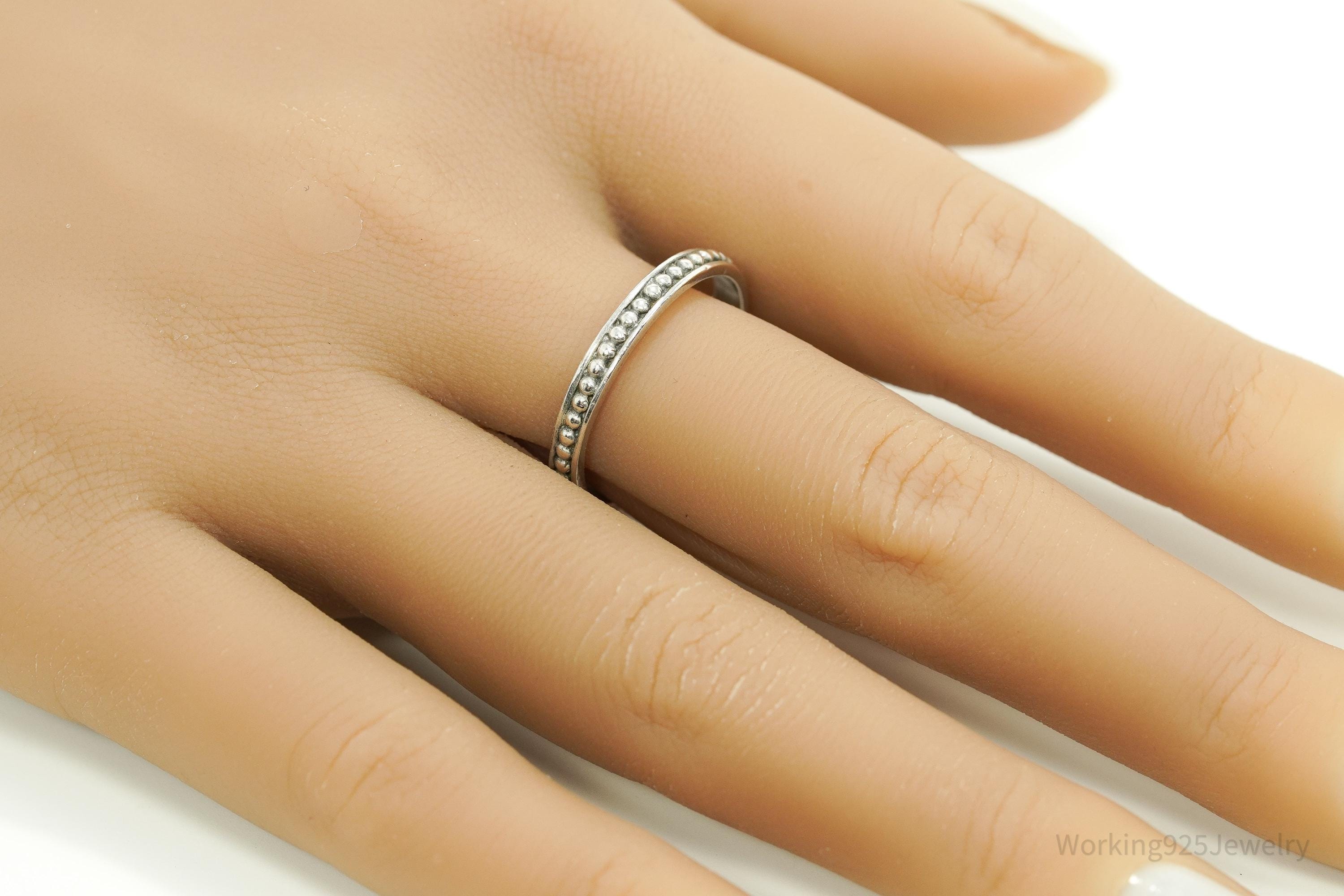 Vintage Designer Silpada Sterling Silver Stacker Ring - Size 10