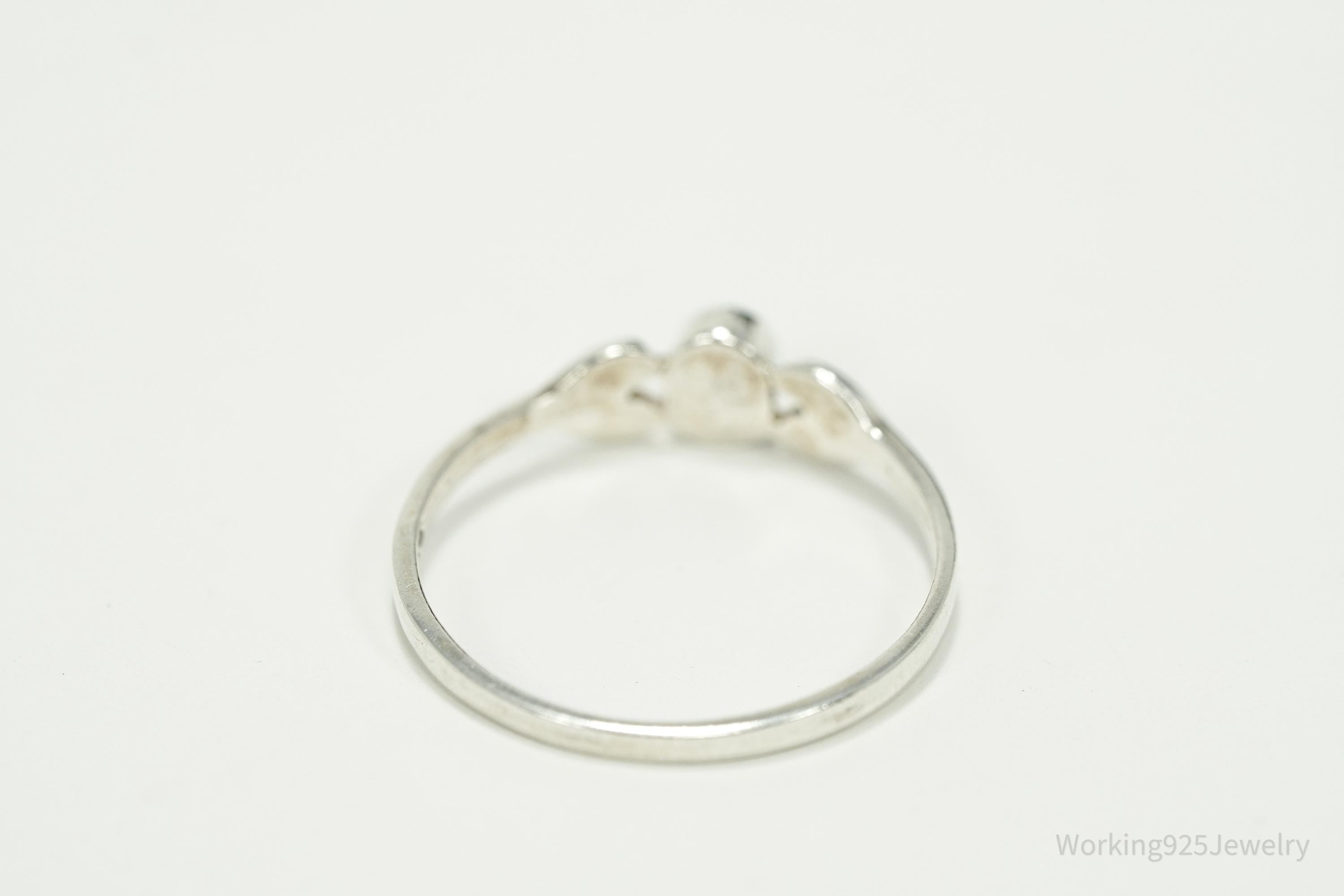 Vintage Carnelian Sterling Silver Ring - Size 8