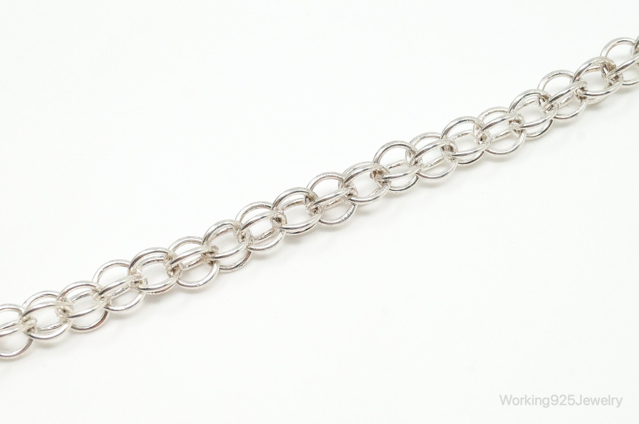 Vintage Sterling Silver Chain Bracelet