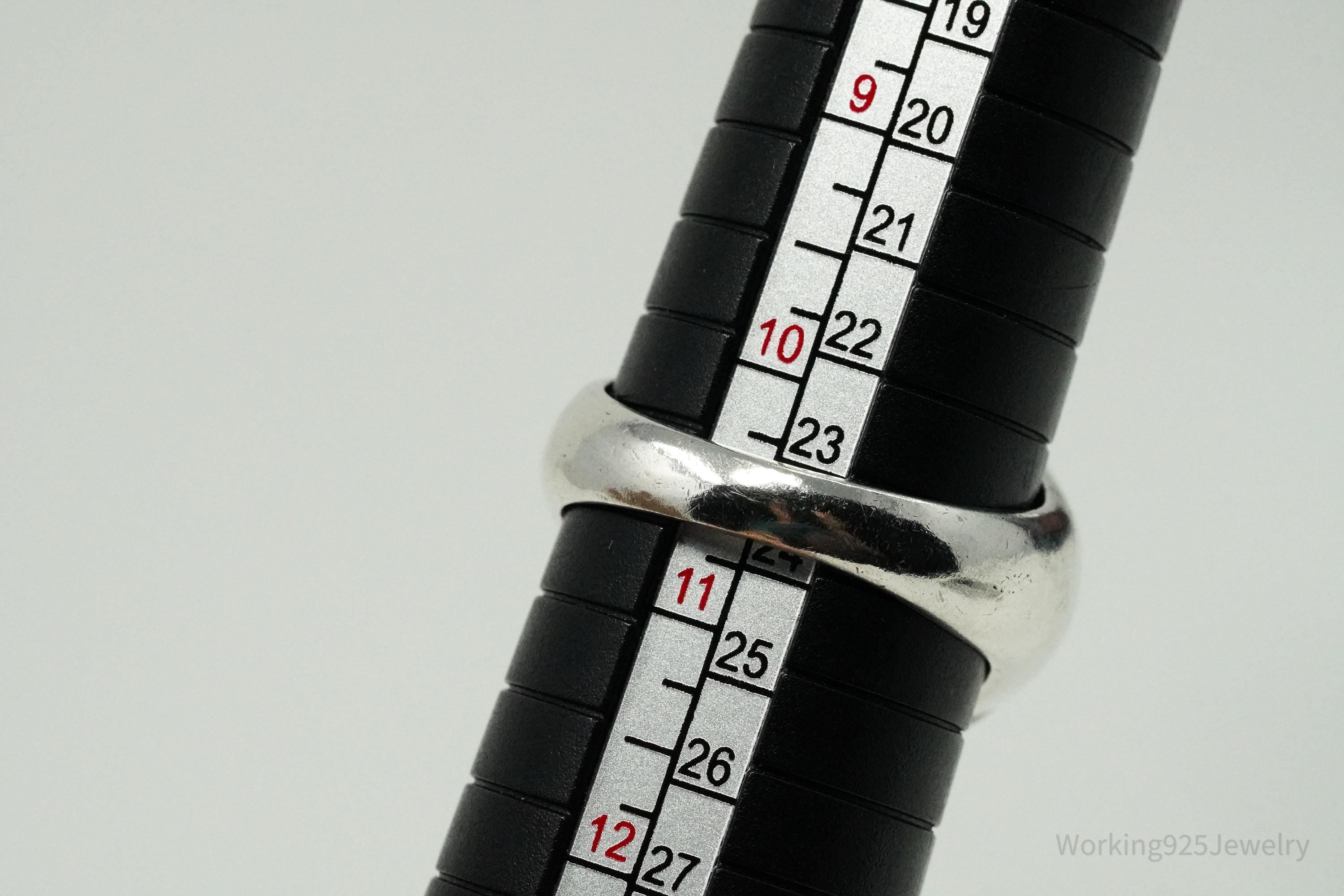 Vintage 1903 Indian Head Cent Penny Silver Ring - Size 10.5