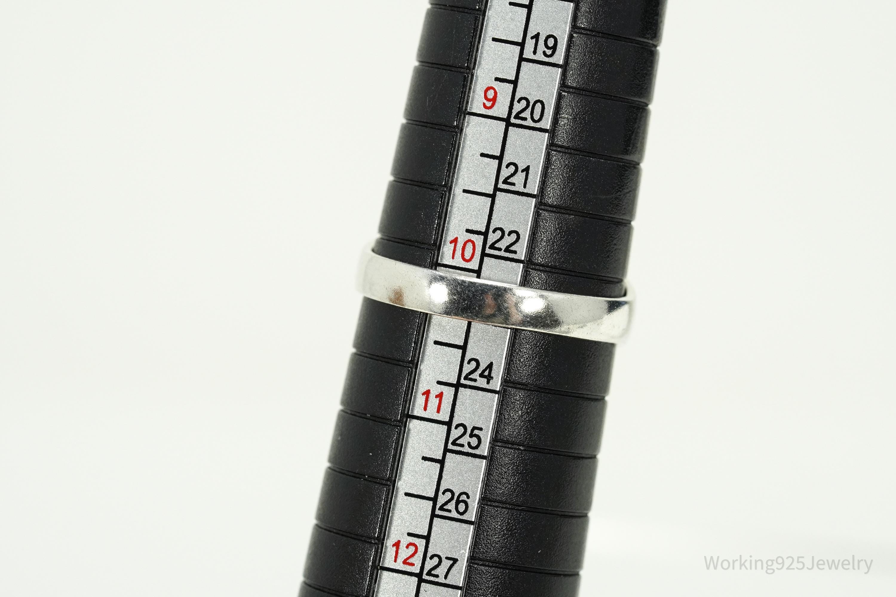 Vintage Desert Rose Trading Multi Stone Inlay Sterling Silver Ring Size 10.25