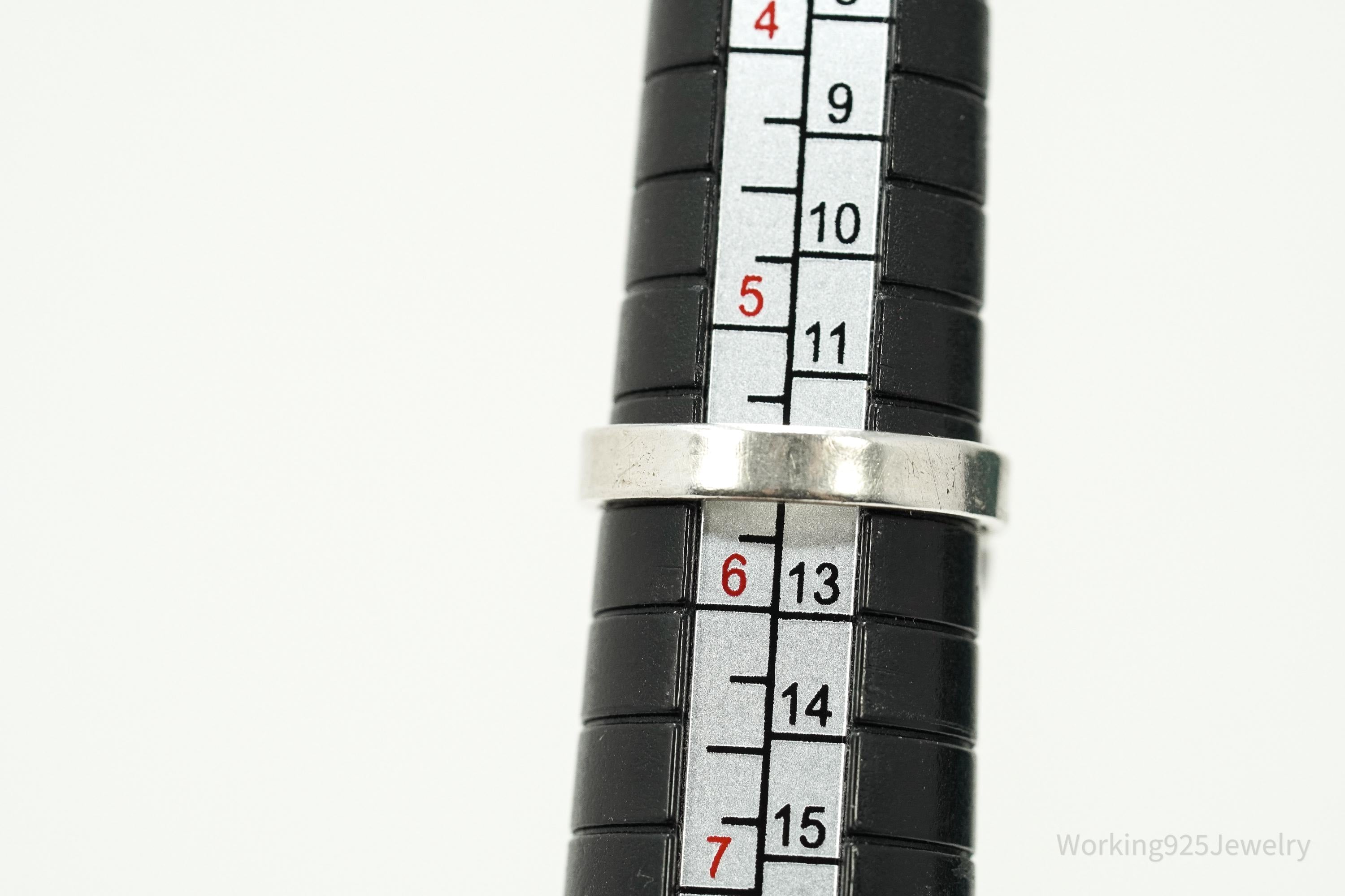 Vintage Designer NYE Dogwood Flower Sterling Silver Ring - Adjustable Size 5.5