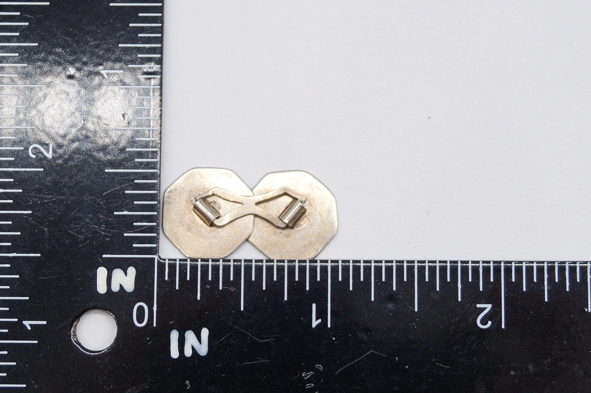 Antique Octagon Sterling Silver Cufflinks