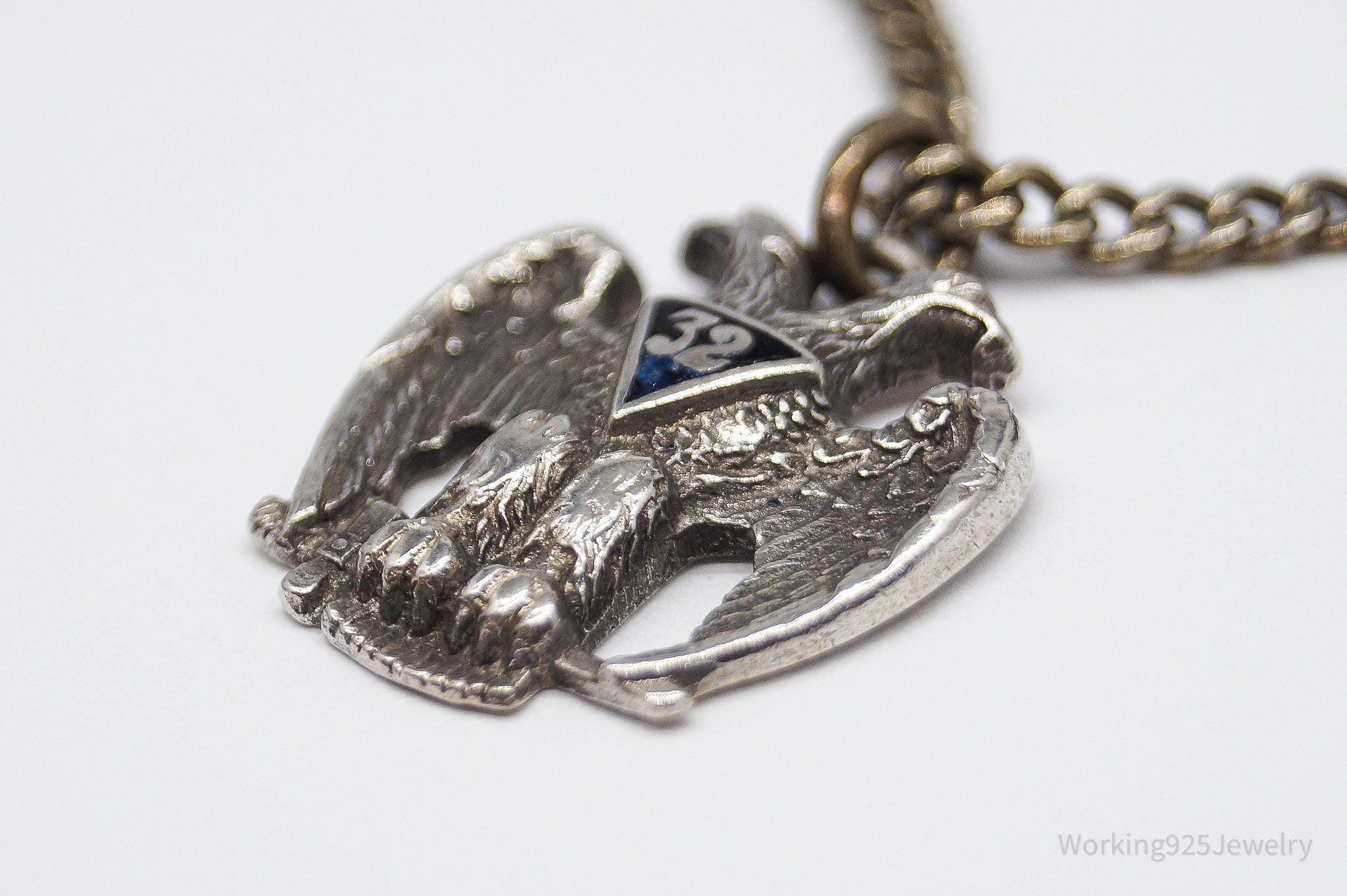 ATQ VTG Scottish Rite 32nd Degree Seattle Masons Sterling Silver Bracelet