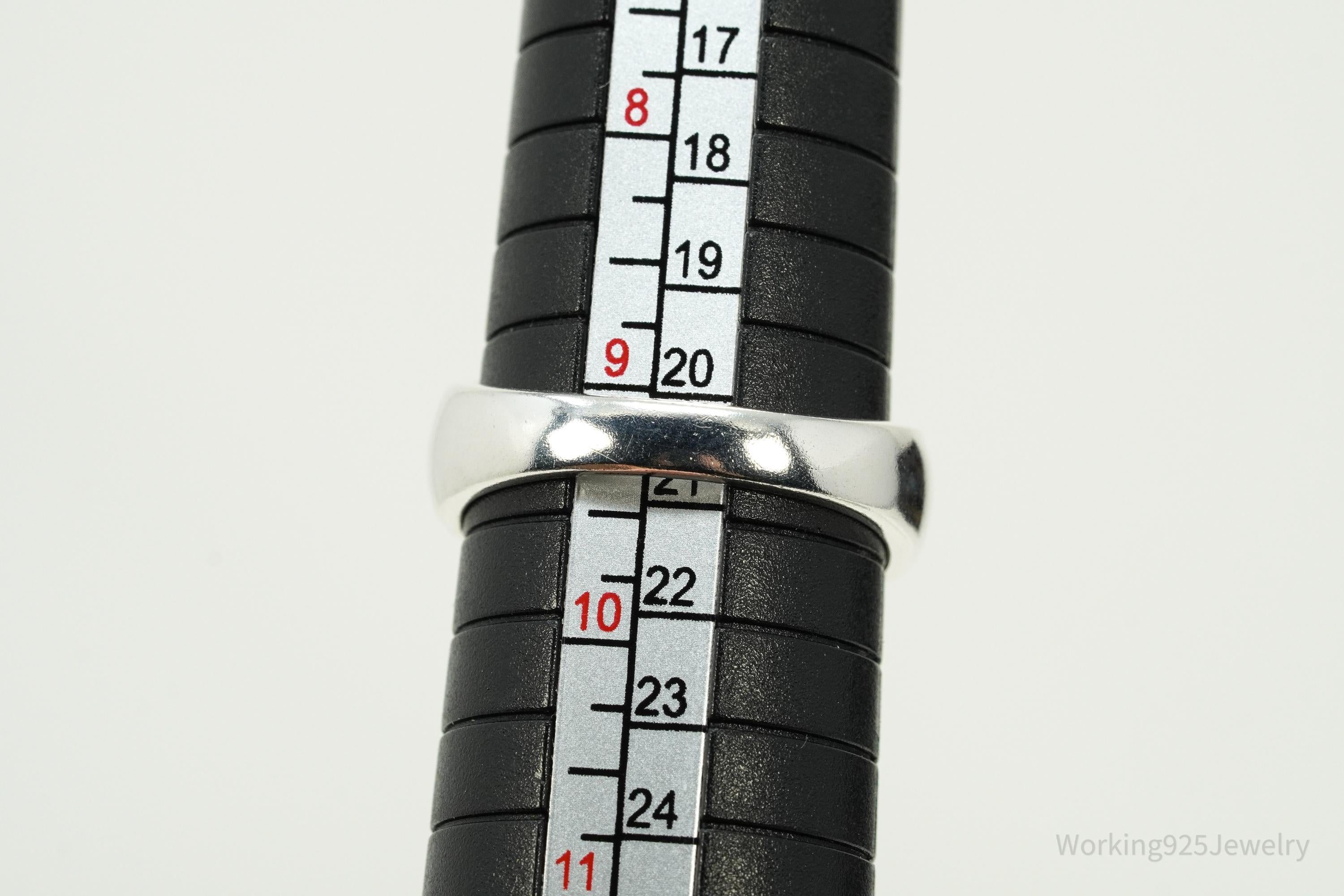 Vintage Diamonique Cubic Zirconia Sterling Silver Ring Size 9.25