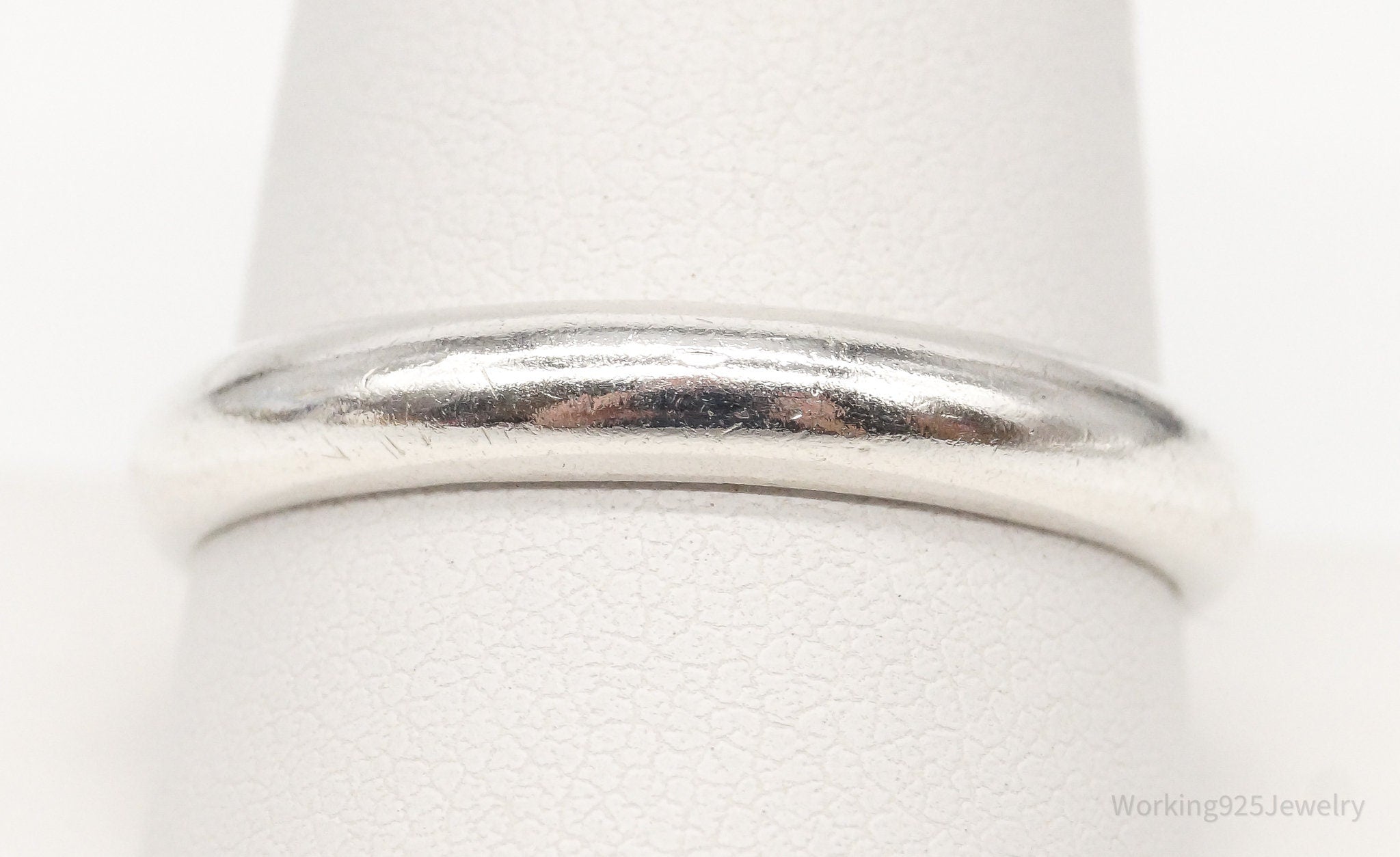 Vintage Sterling Silver Band Ring - Size 11