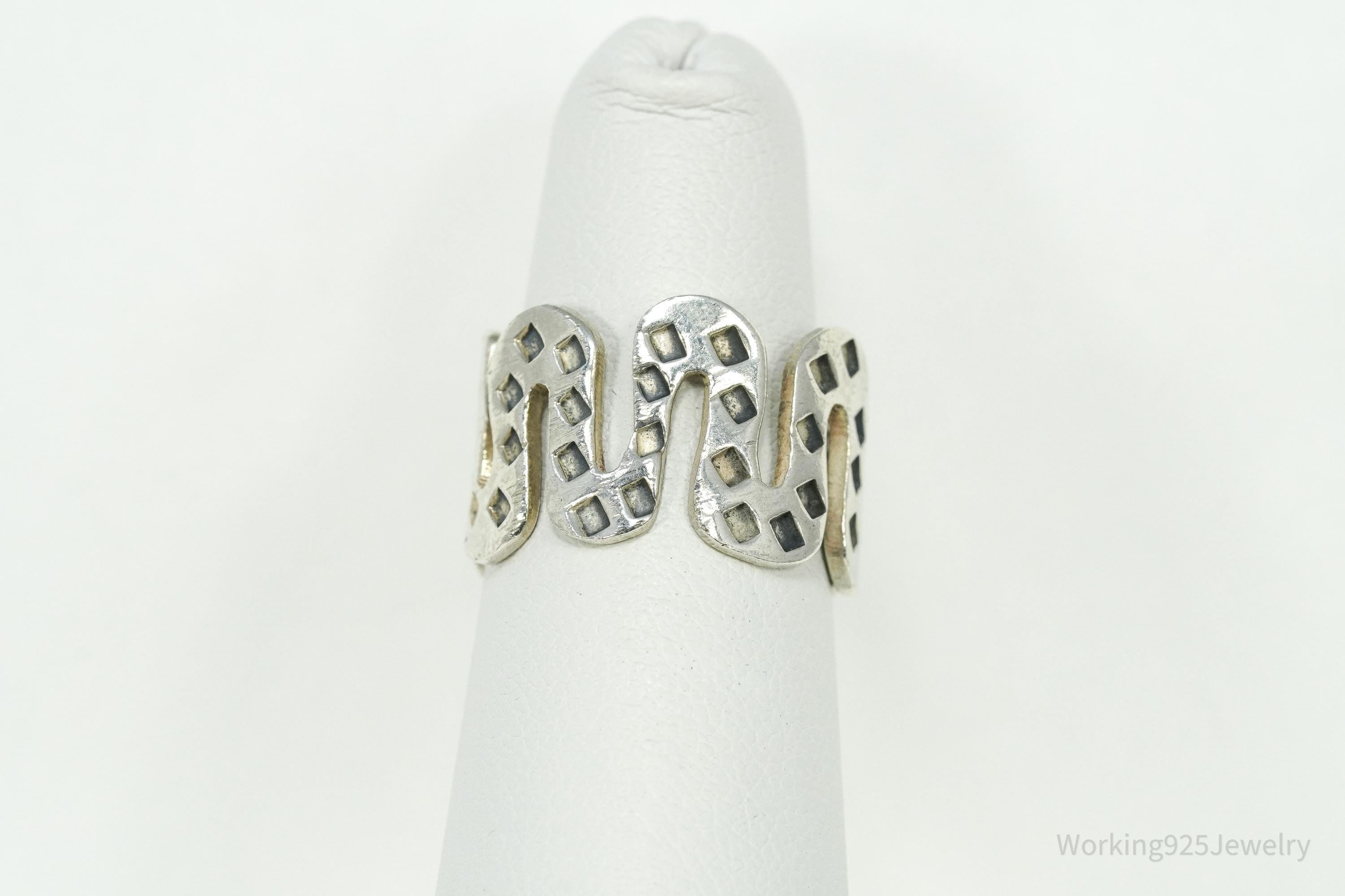 Vintage Mexican RJP Sterling Silver Ring - Size 5.5