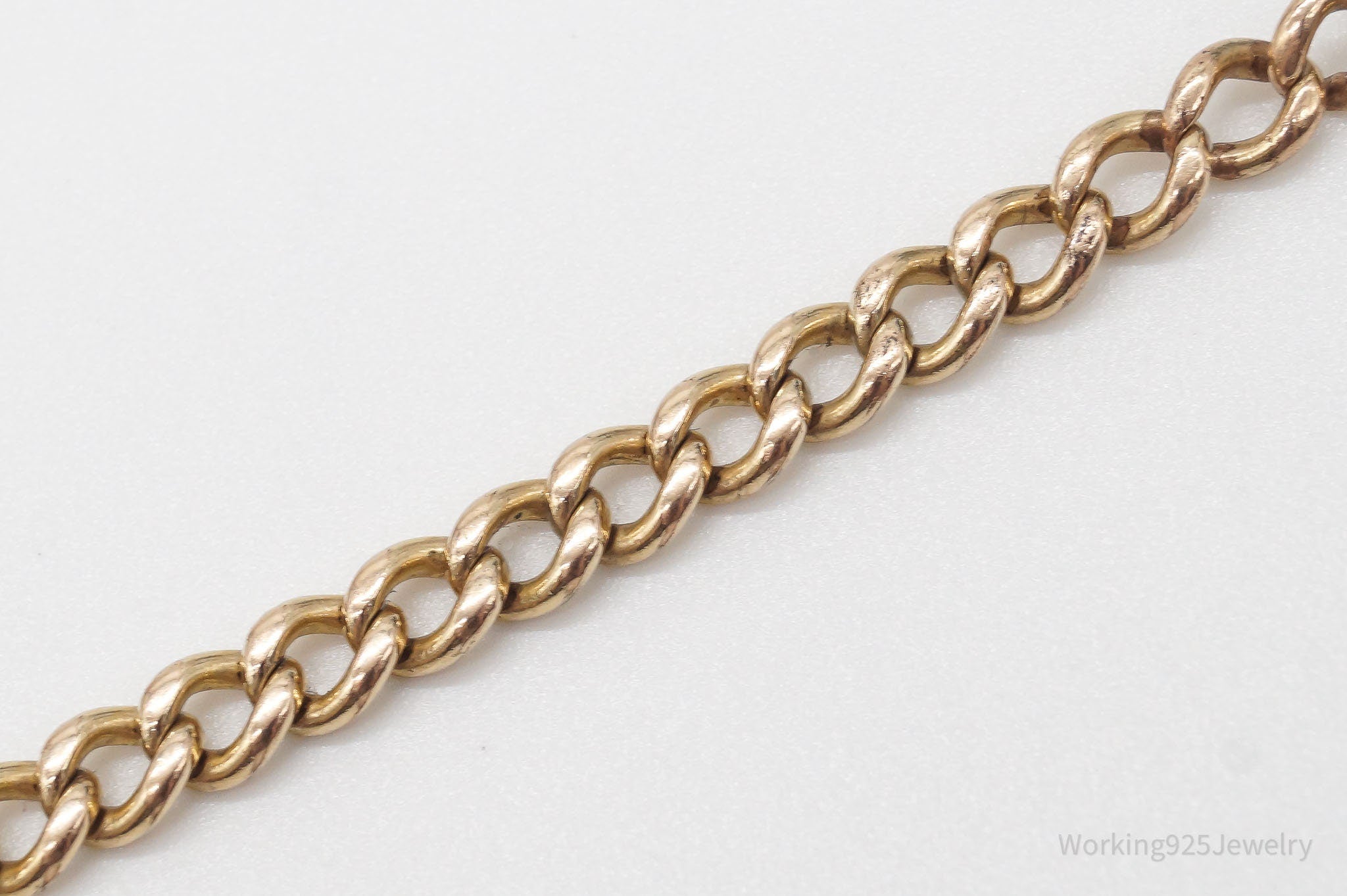 Vintage 1940s "NANCY" 1/20 12K Gold Filled Chain Bracelet