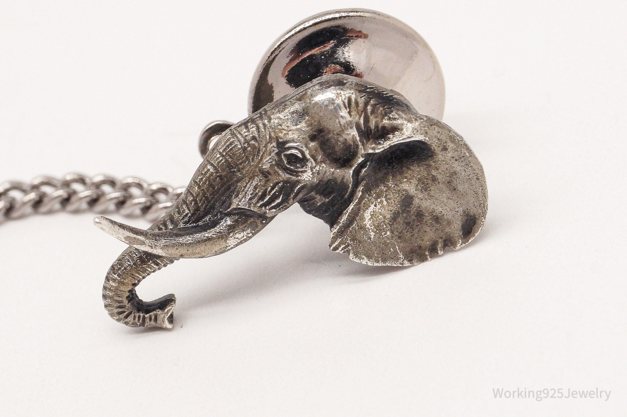 RARE Sid Bell Elephant Head Tie Tack