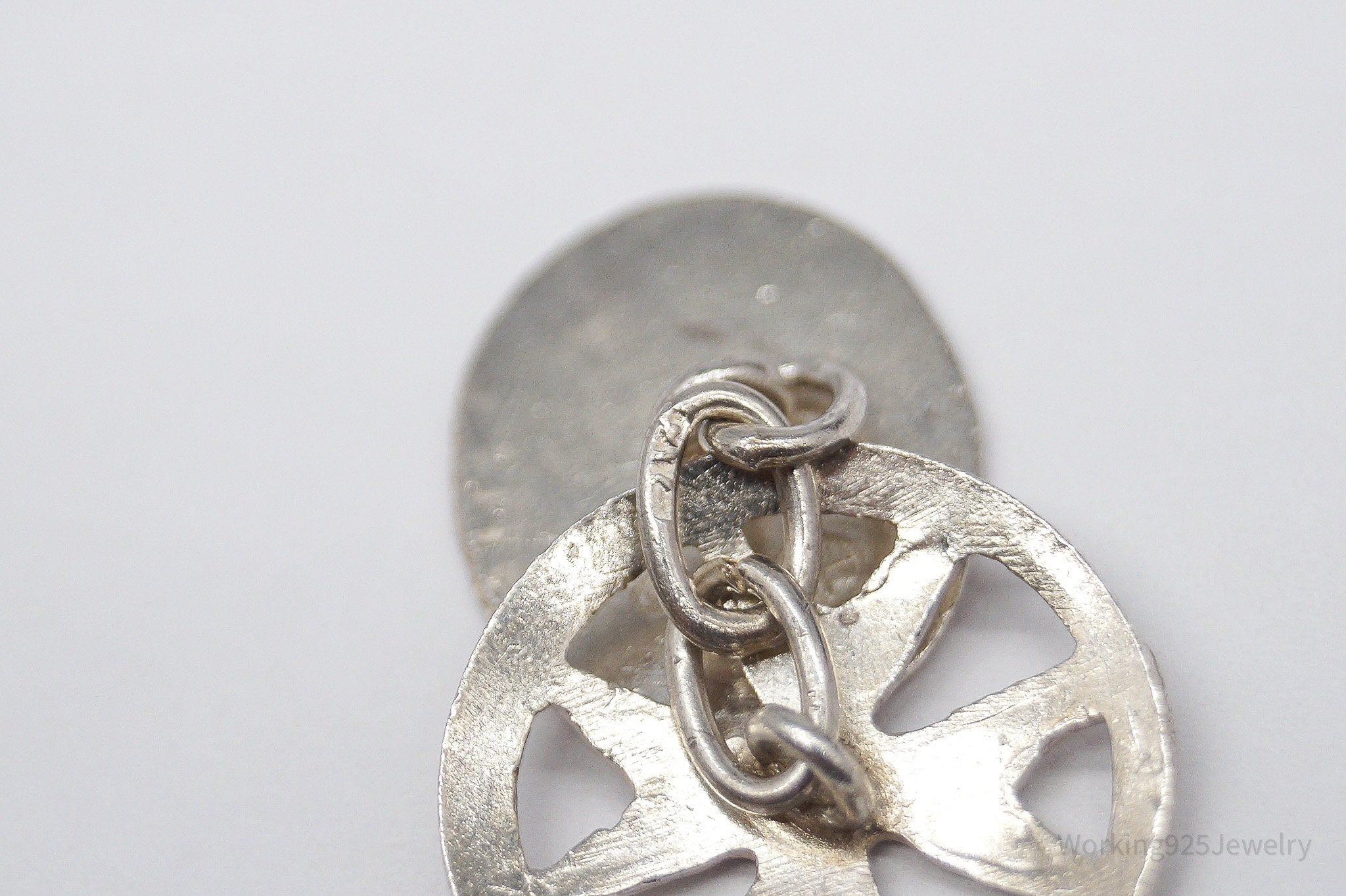 Antique Maltese Cross 917 Silver Cufflinks