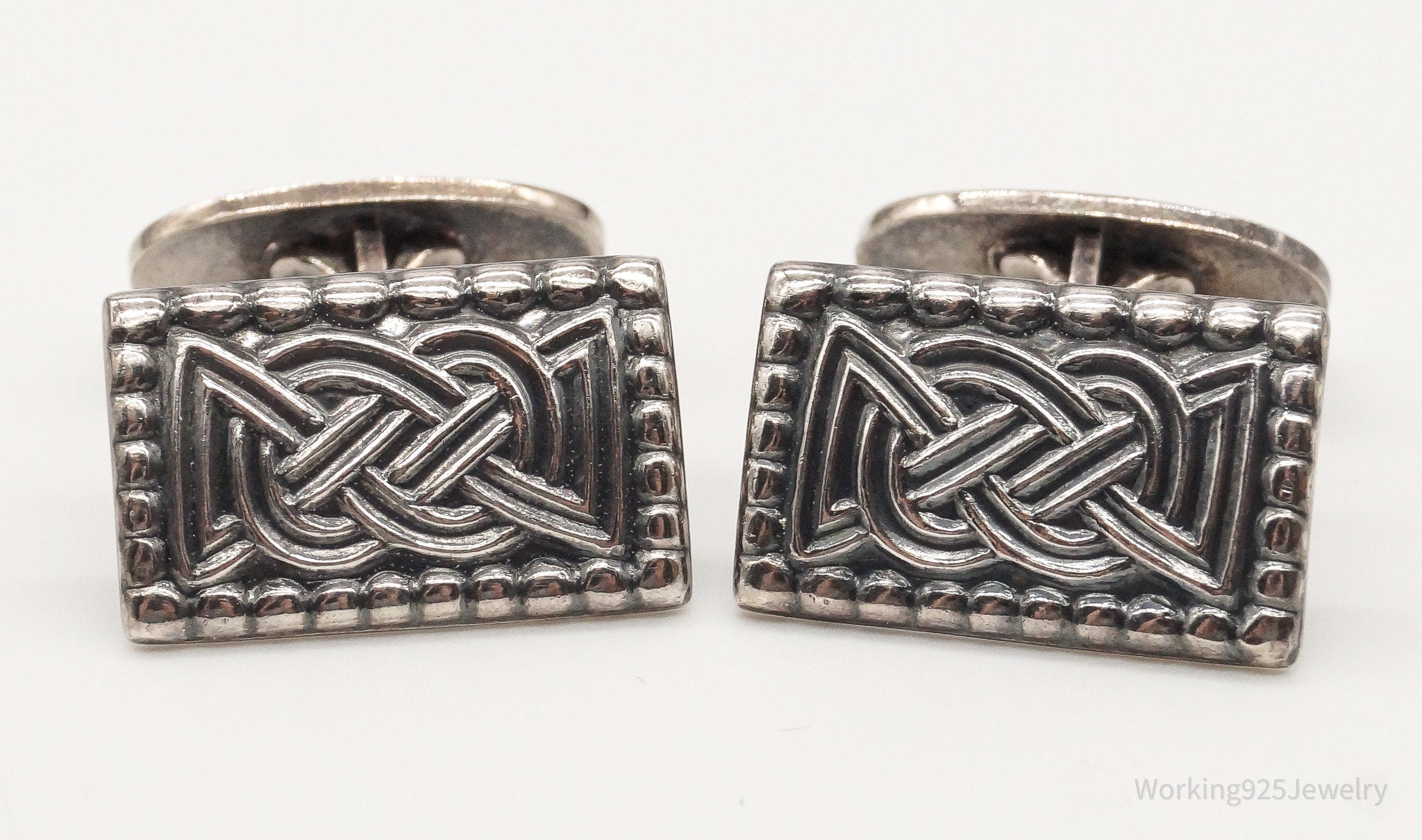 VTG Norway David Andersen Noruega Osebergfunnet Sterling Silver Cufflinks