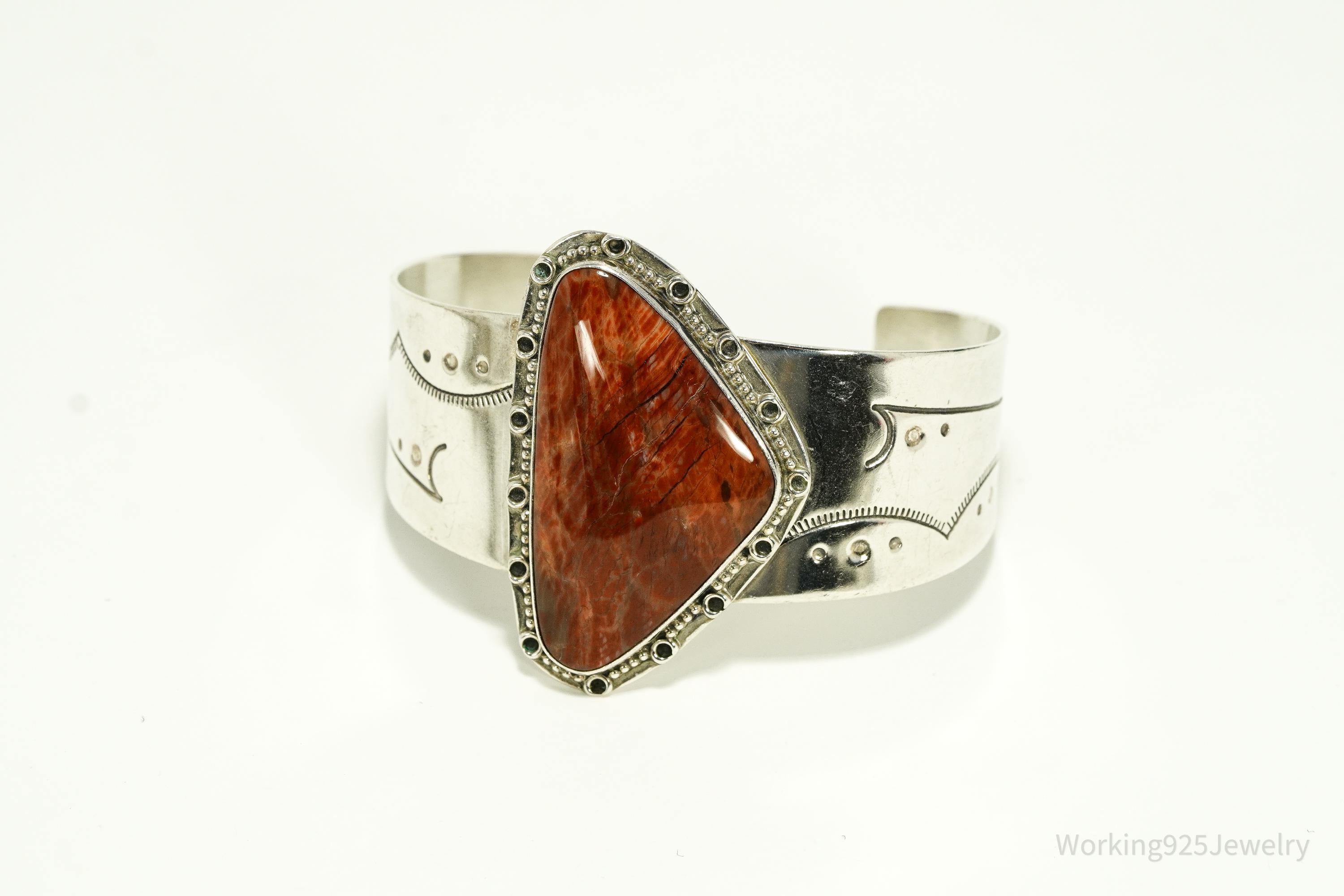 Vintage Desert Rose Trading Co Jay King Sterling Silver Cuff Bracelet 7"