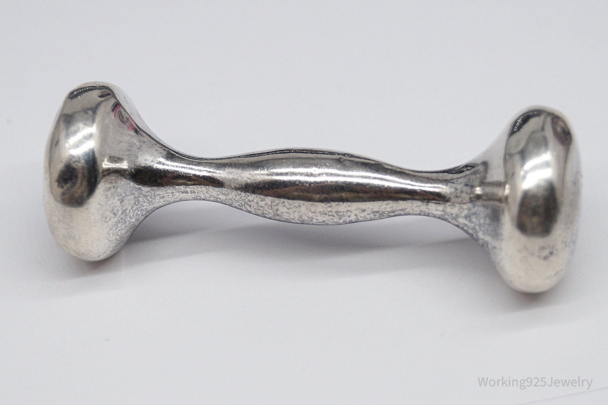 Antique Designer Lullaby Dated 1900 Large Sterling Silver Baby Rattle