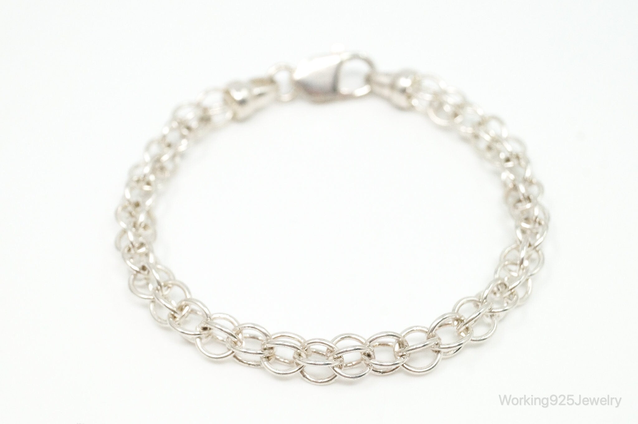 Vintage Sterling Silver Chain Bracelet