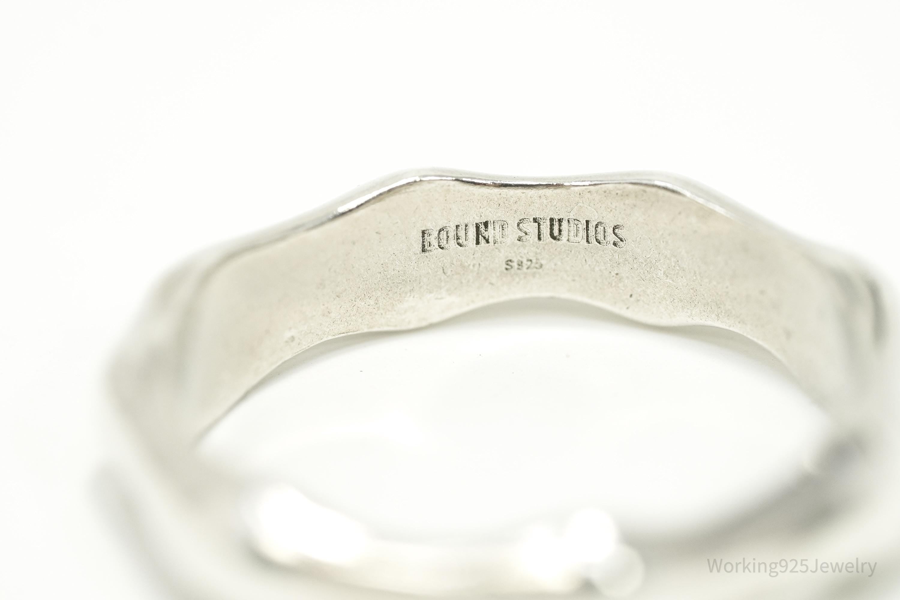 Bound Studios Sterling Silver Band Ring - Size 7.5