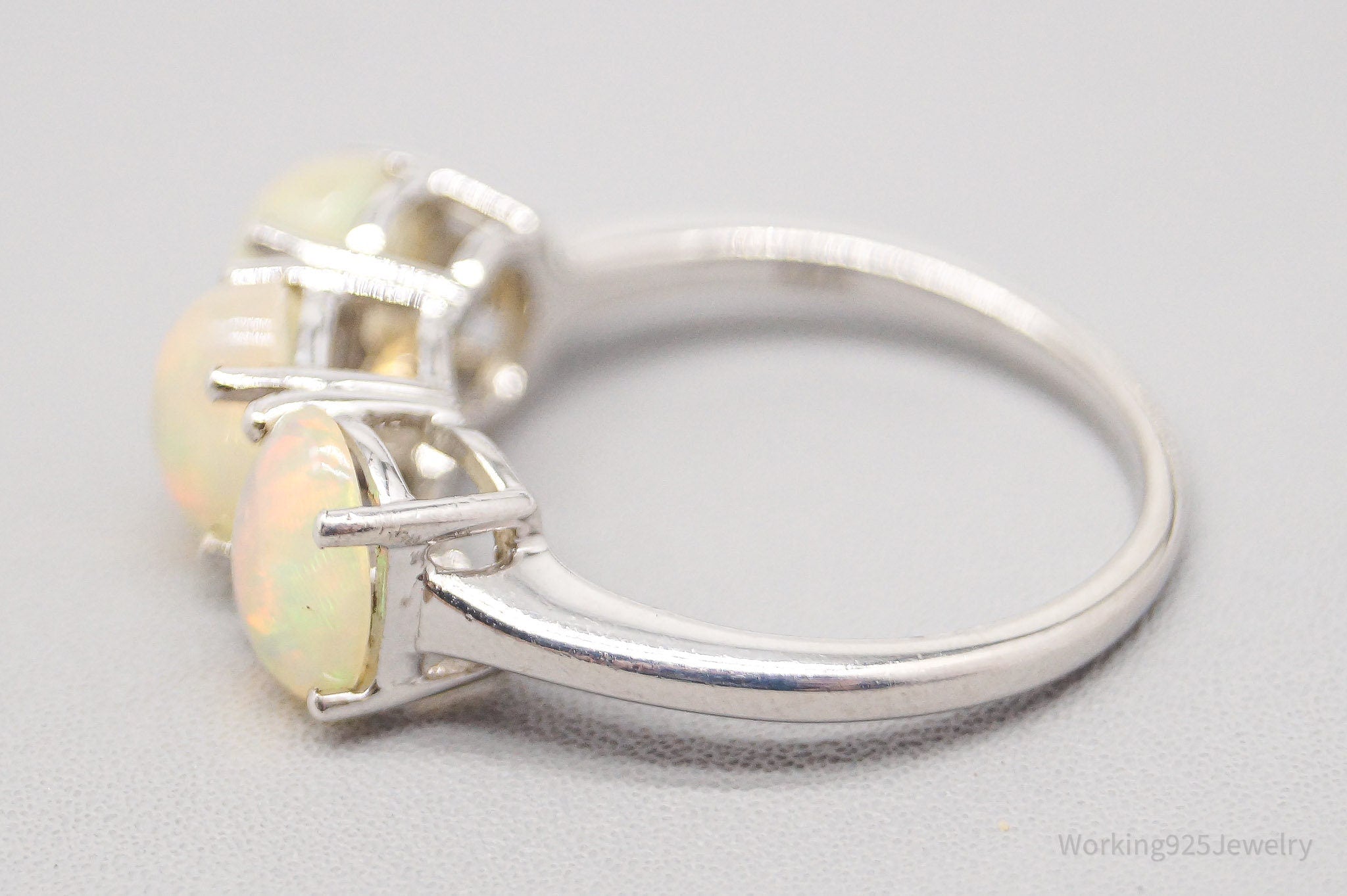 JTV TGGC Opal Sterling Silver Ring - Size 8