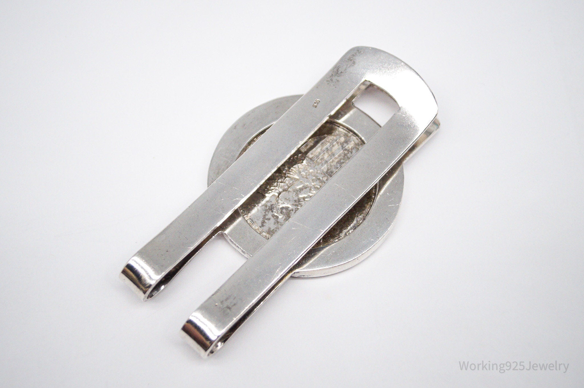 Philippines Silver Peso Coin Sterling Silver Money Clip