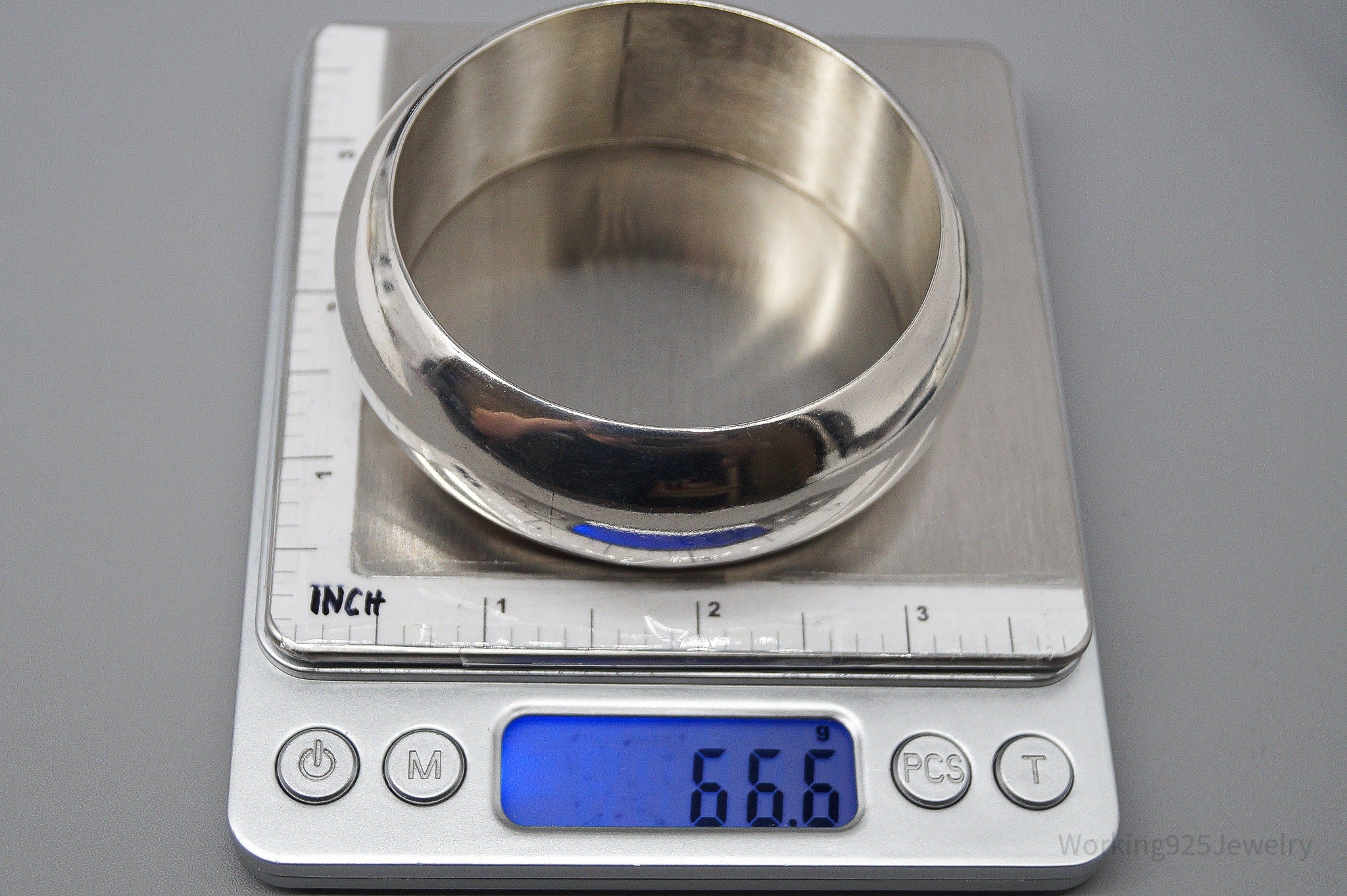 Vintage Mexico MM34 Sterling Silver Bracelet - 7.75"