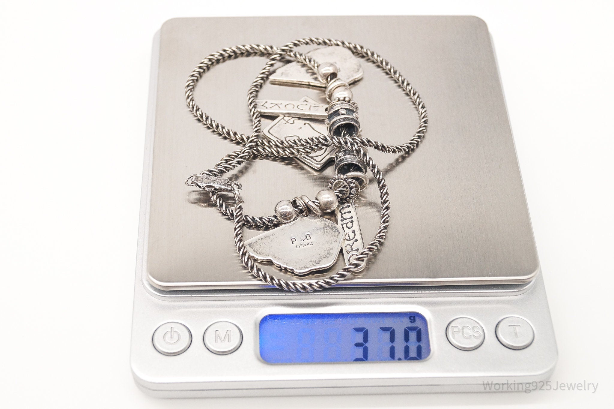 Designer PB "Lucky Dream" Sterling Silver Necklace