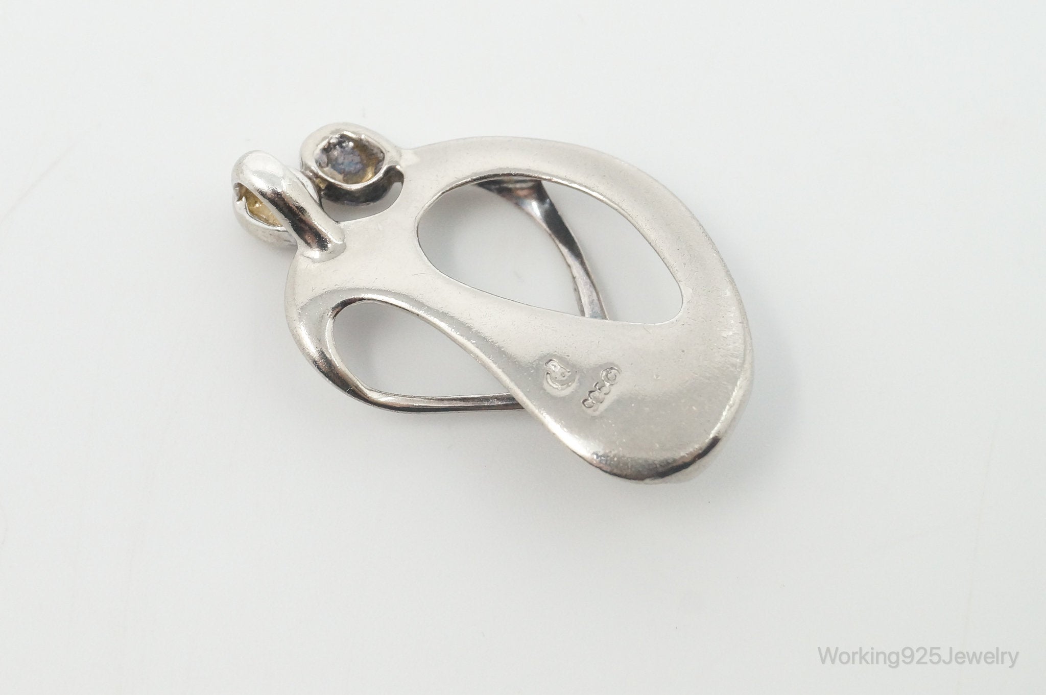 Vintage Native American Carolyn Pollack Relios Family Sterling Silver Pendant