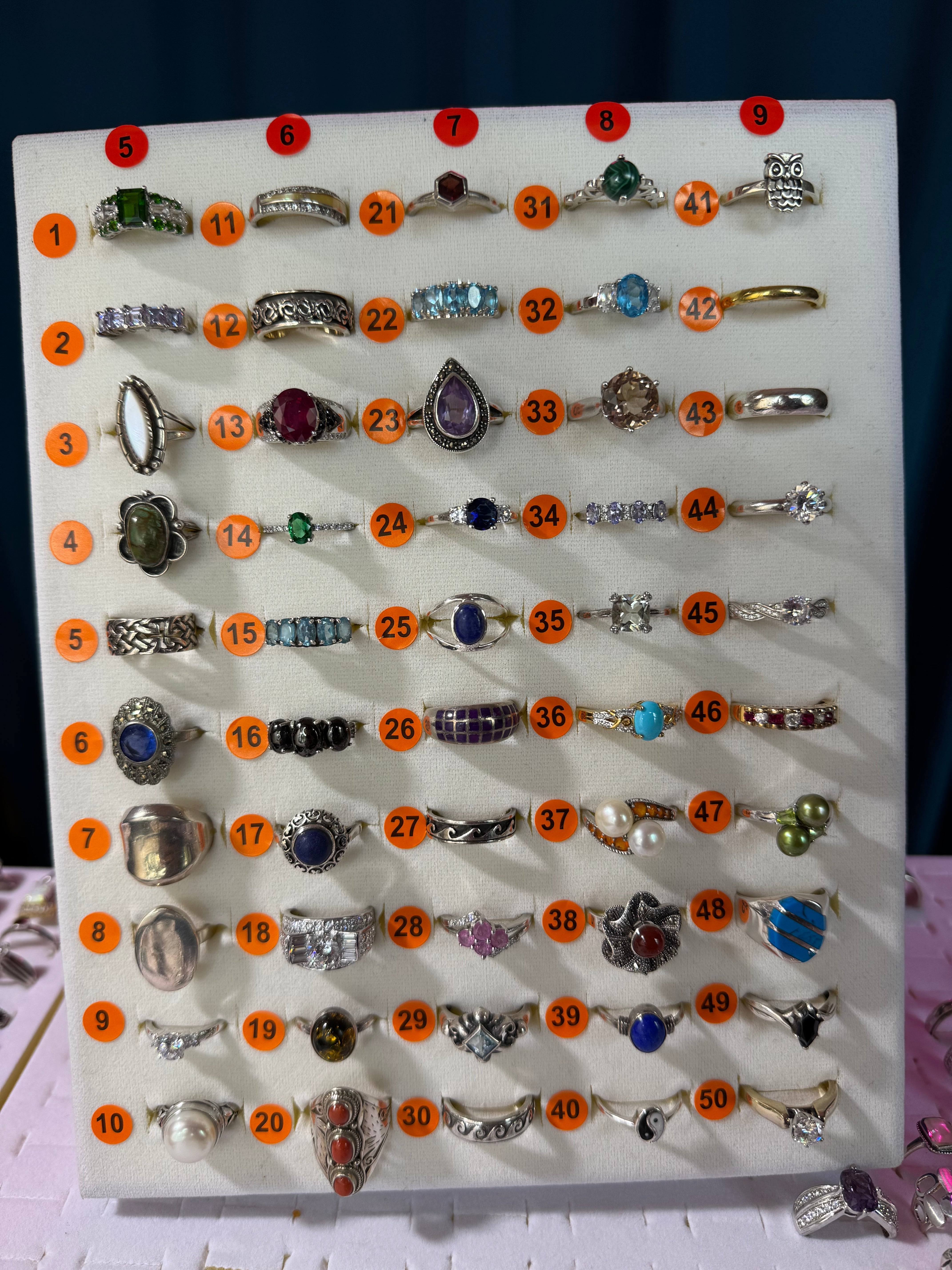 Ring Board D Sizes 5-9