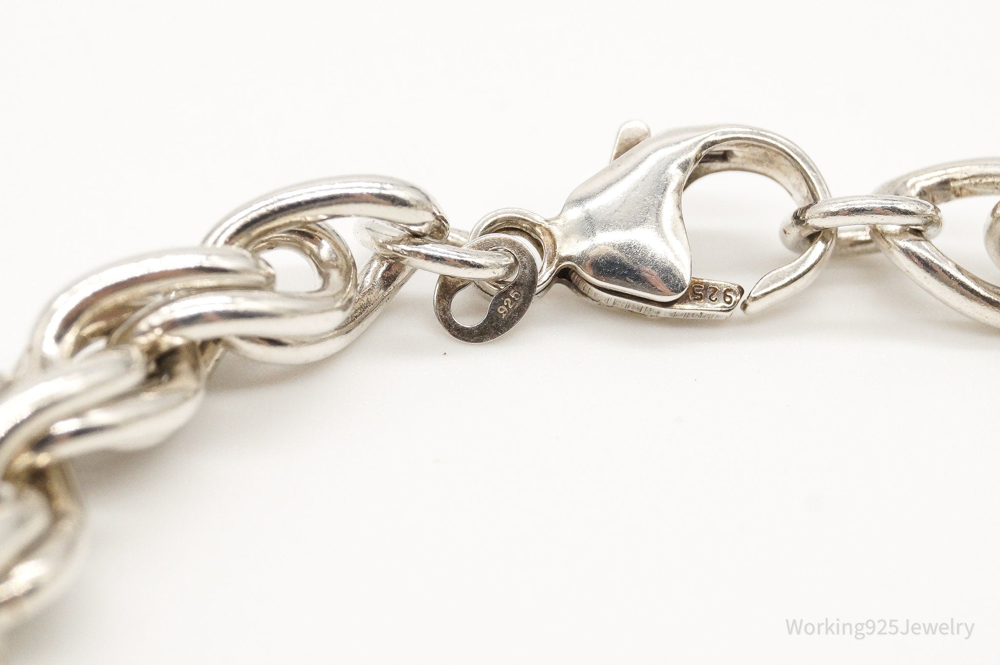 Vintage Sterling Silver Link Bracelet