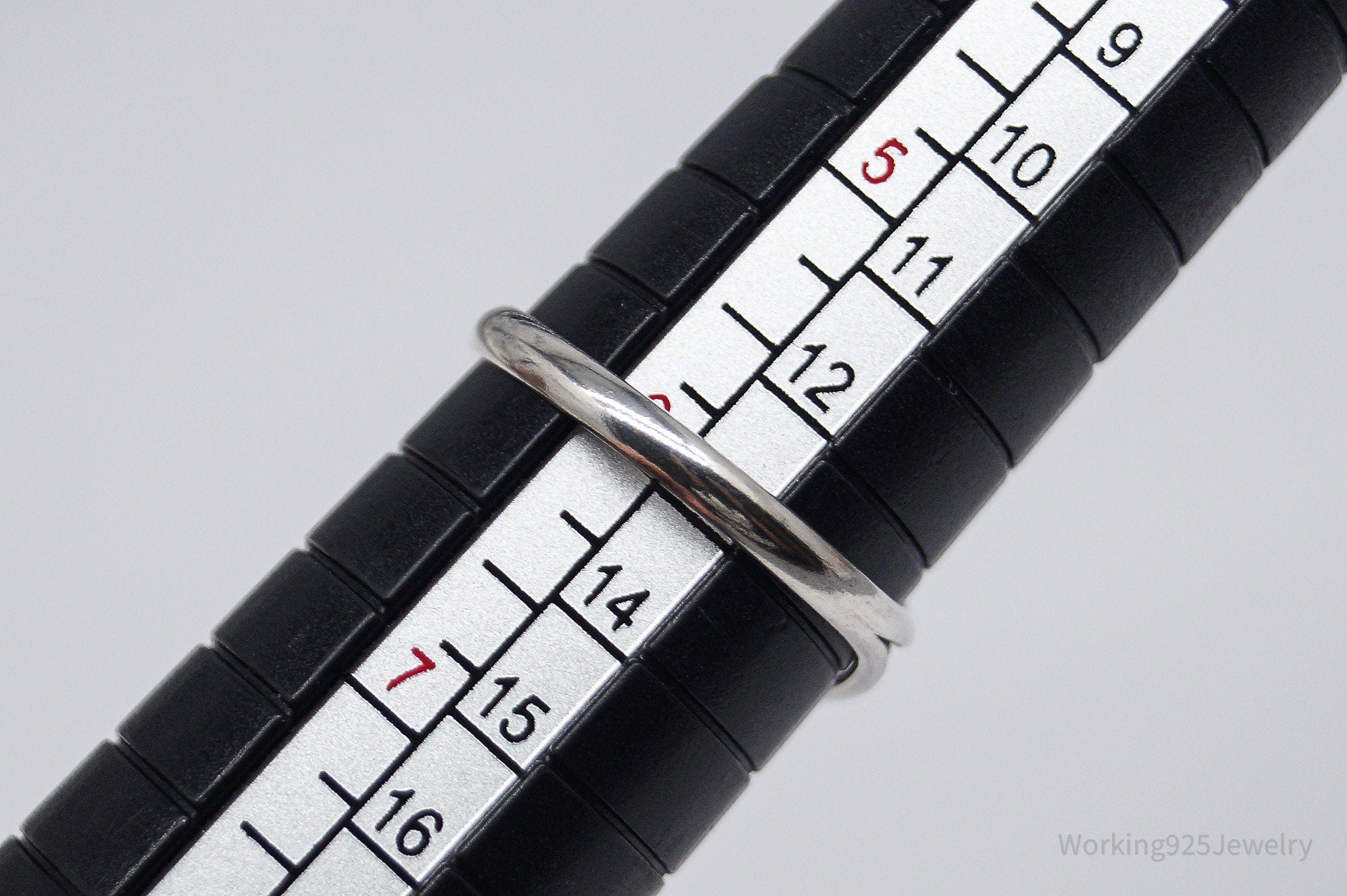 Vintage Native American Turquoise Unsigned Silver Ring - Size 6