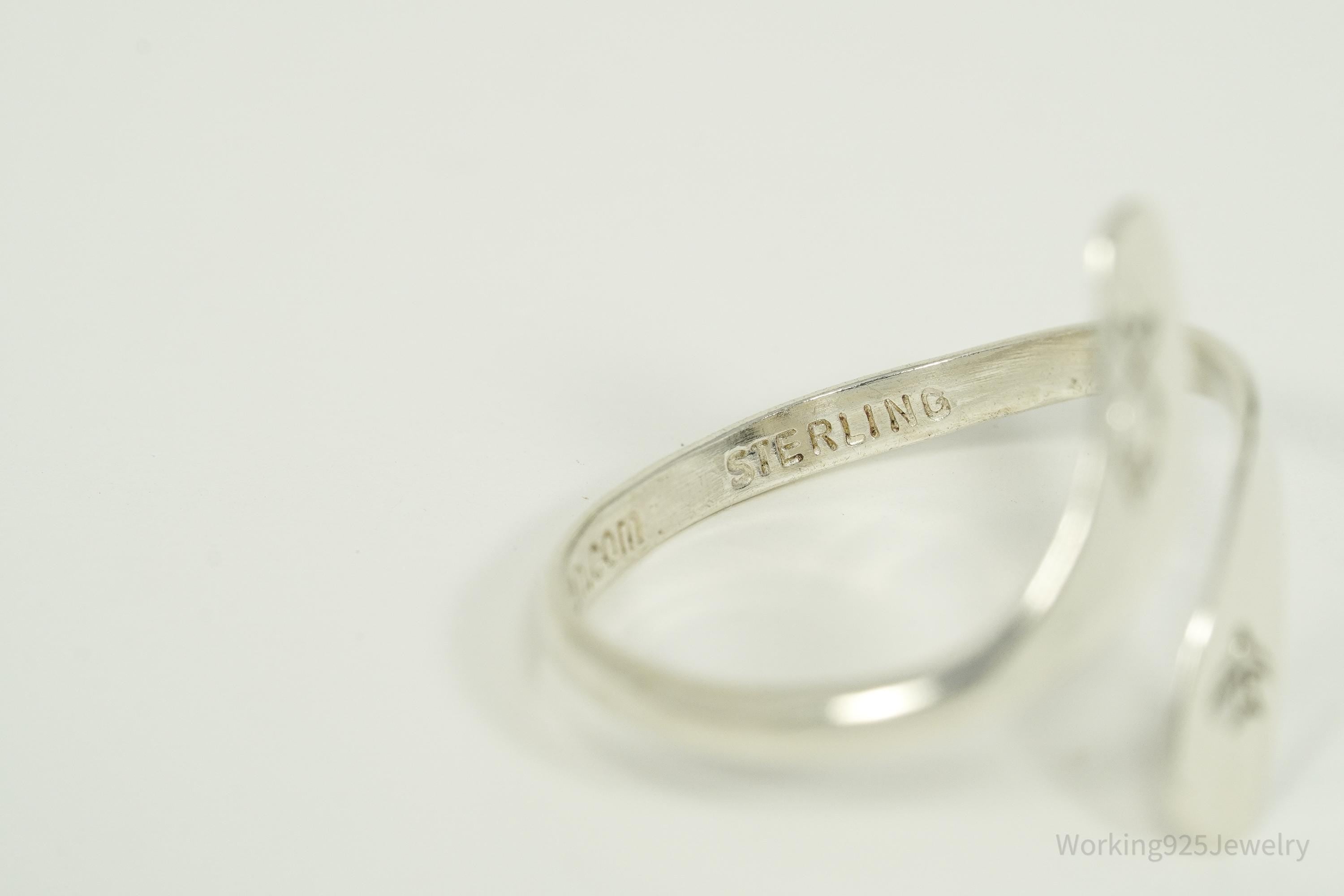 Vintage "Journey" Sterling Silver Ring - Size 7.75