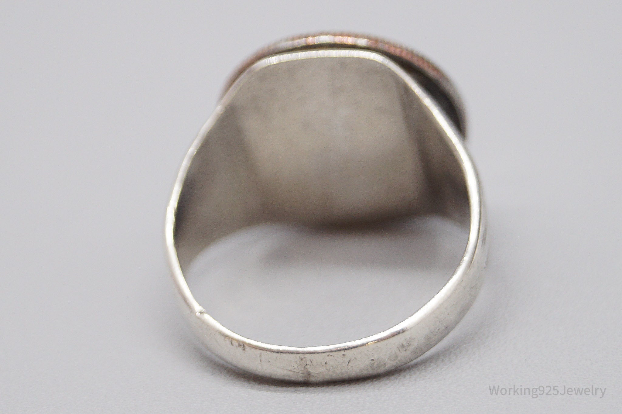 Vintage Uncas Mfg Co 1999-D Roosevelt Dime 12K GF Sterling Silver Ring - Size 10.25