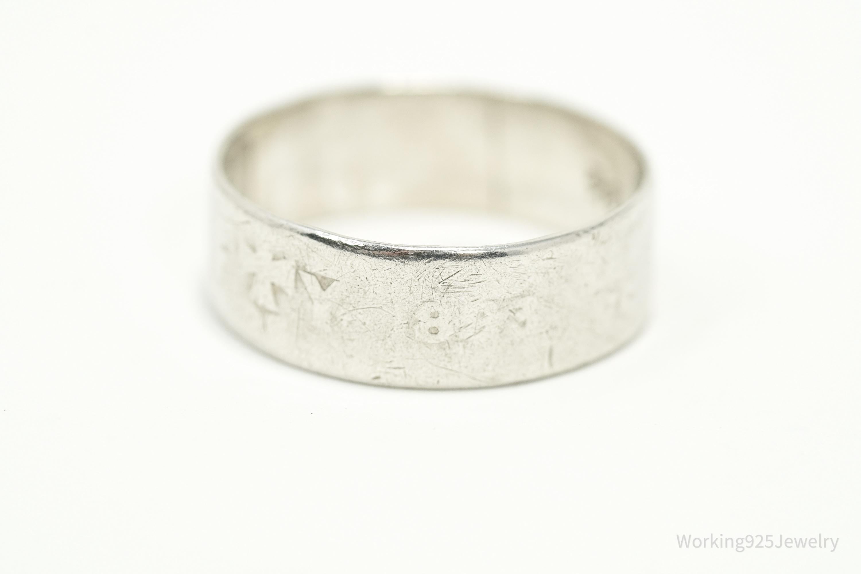 RARE Antique 1892 Gorham Sterling Silver Chicago Columbian Exposition Isabella Souvenir Ring Size 8.75