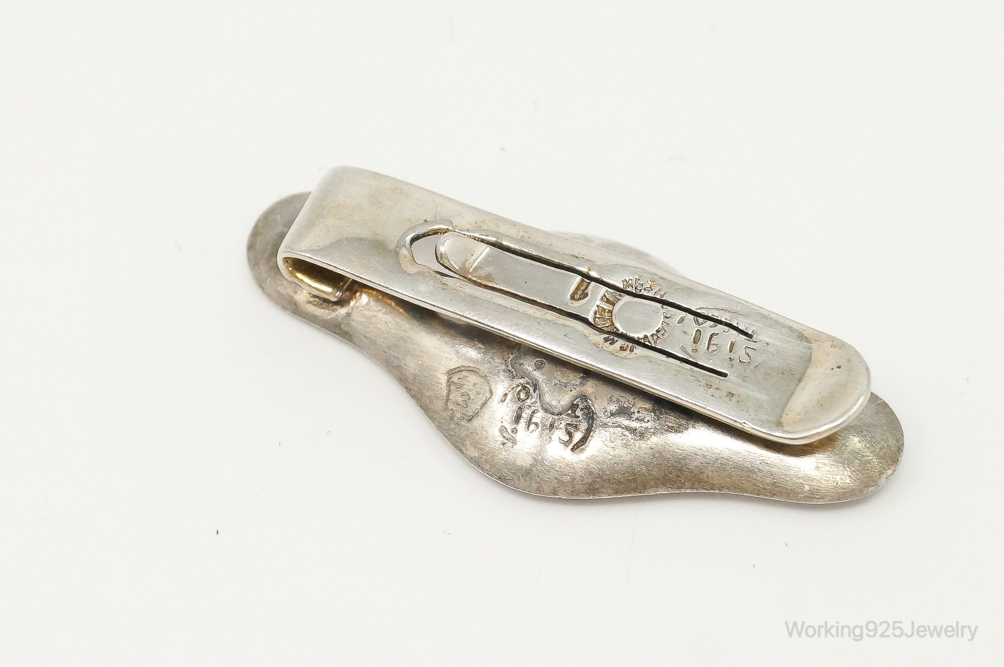 RARE Vintage Sigi Pineda Modernist Sterling Silver Money Clip